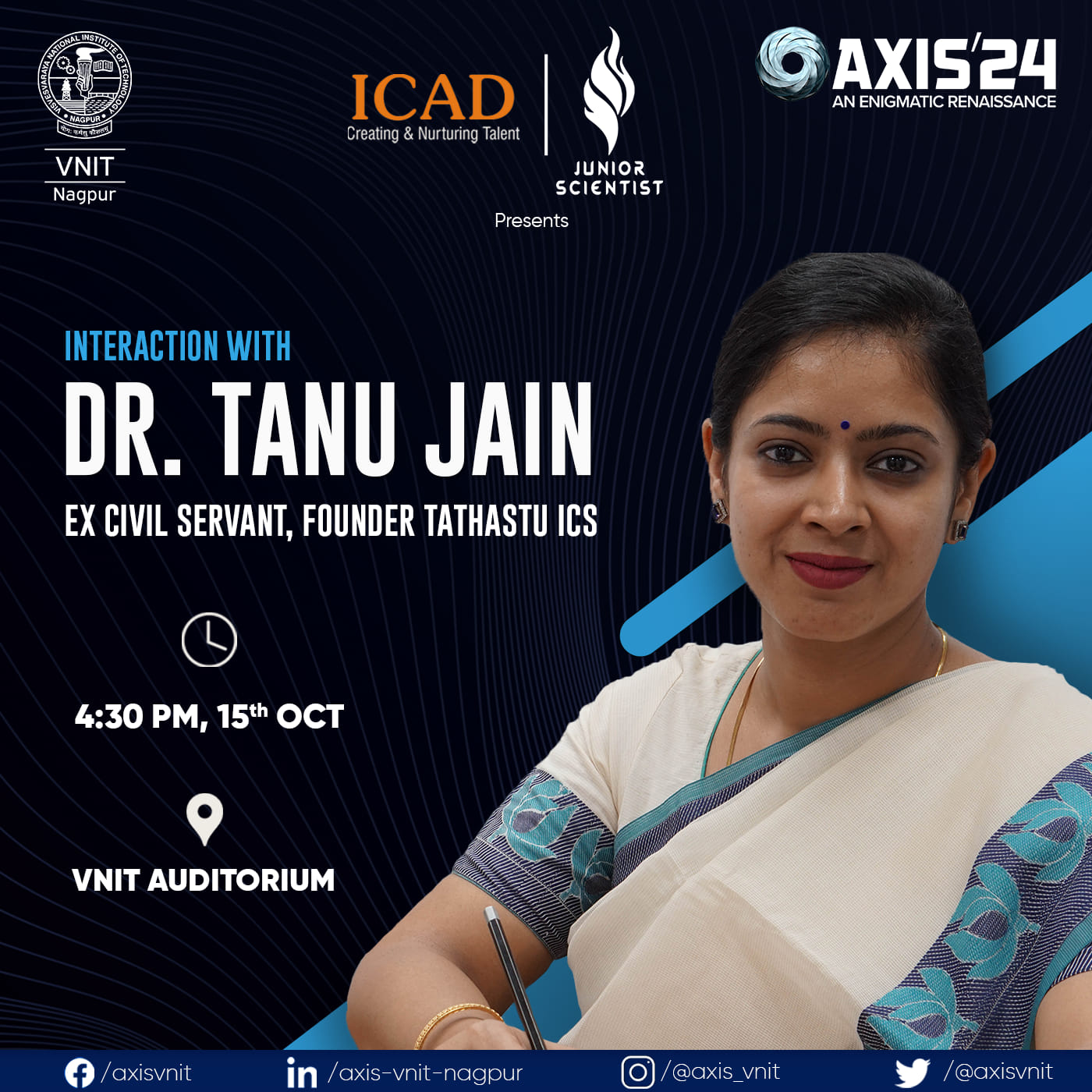 AXIS - "🌟 From UPSC to DRDO 🚀 Dr. Tanu Jain's incredible...