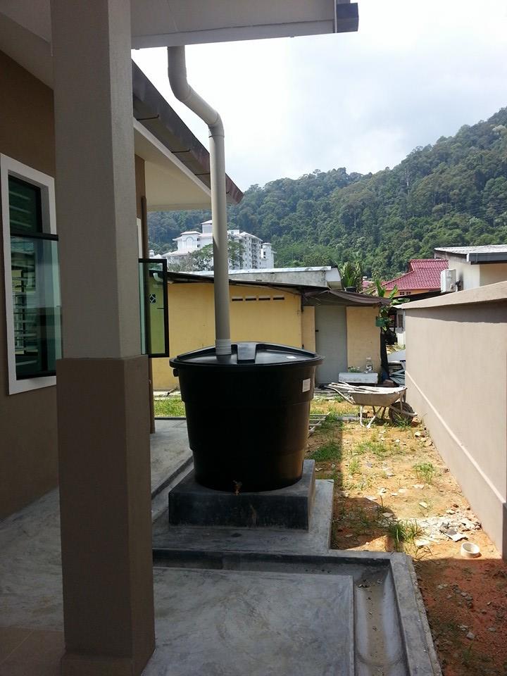 Tangki Tadahan Air Hujan Kini Dah Che Din Design Rumah Facebook