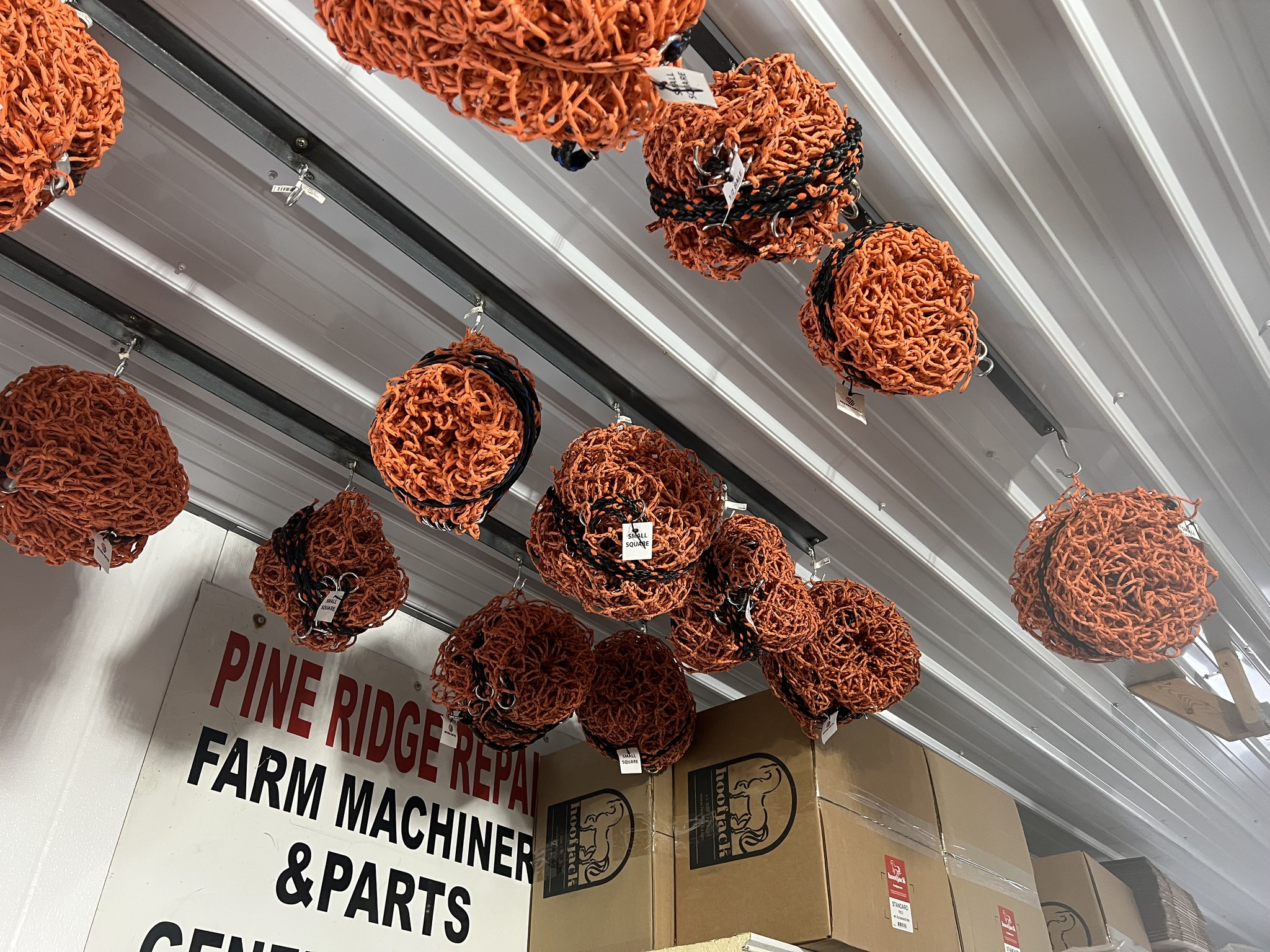 Pine - At Pine Ridge Supply, we carry Myro slow feed hay nets — the ...