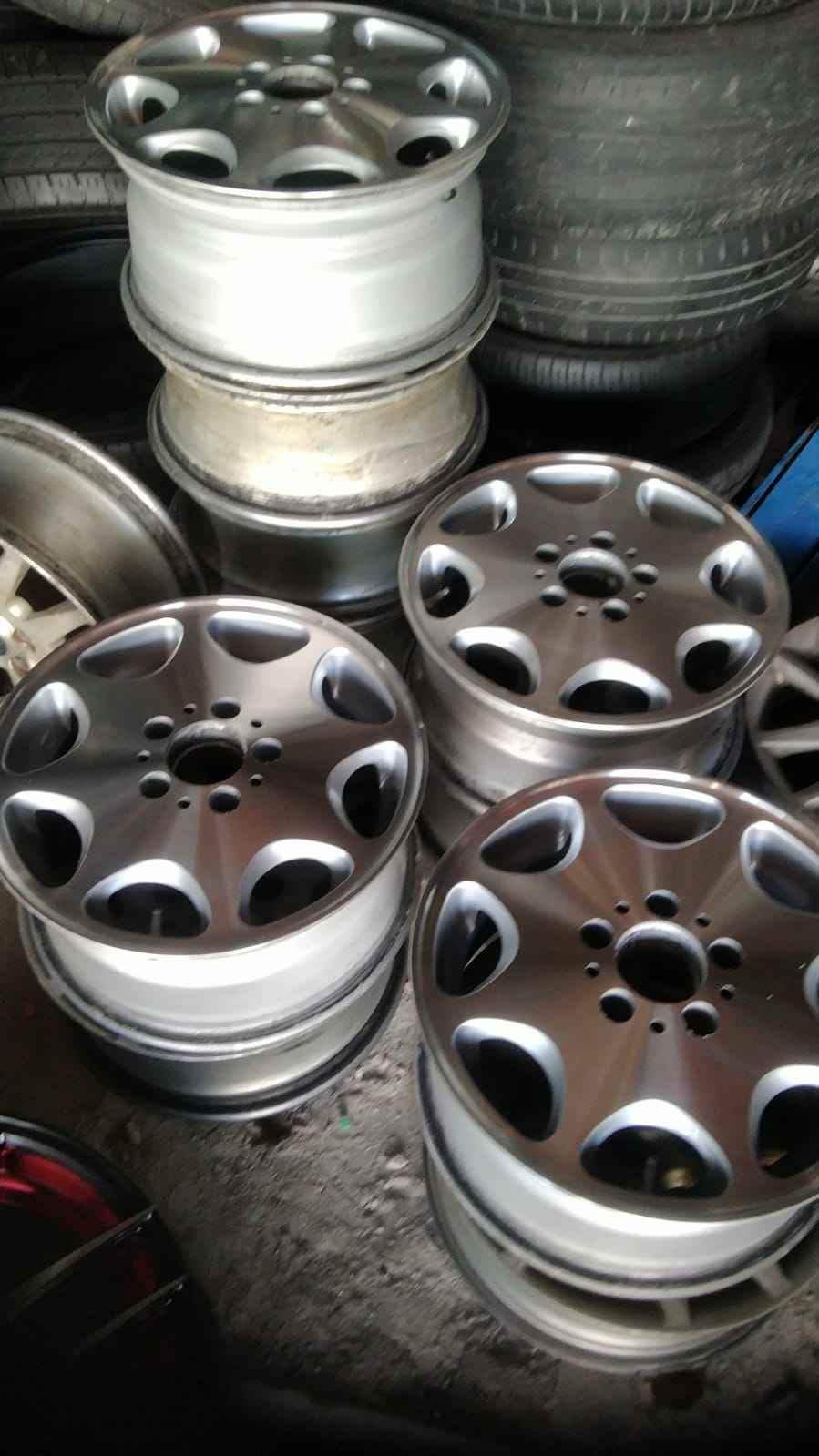 Velg ring 15 OEM Mercy eighthole bonus ban 195/65/15 fresh baru diamond ...