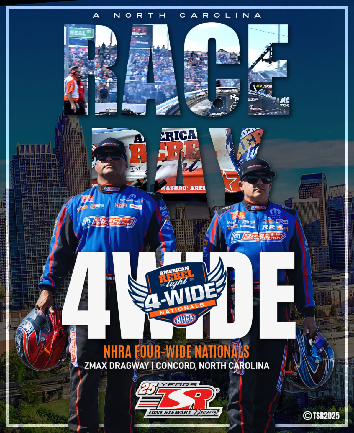 Tony - Happy Race Day from the American Rebel Beer #4WideNats at zMAX ...