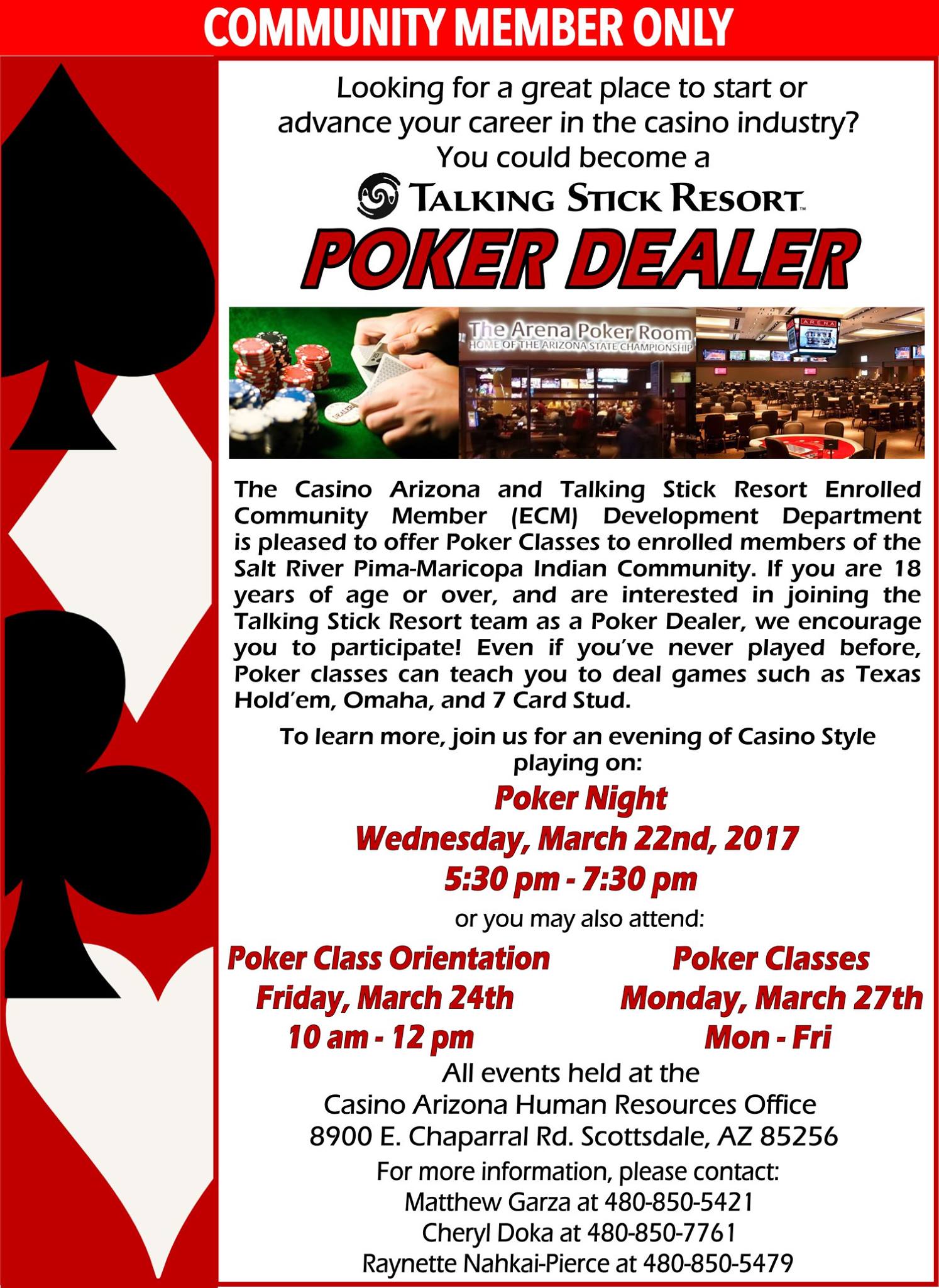 Salt - The Casino Arizona and Talking Stick Resort Enrolled 