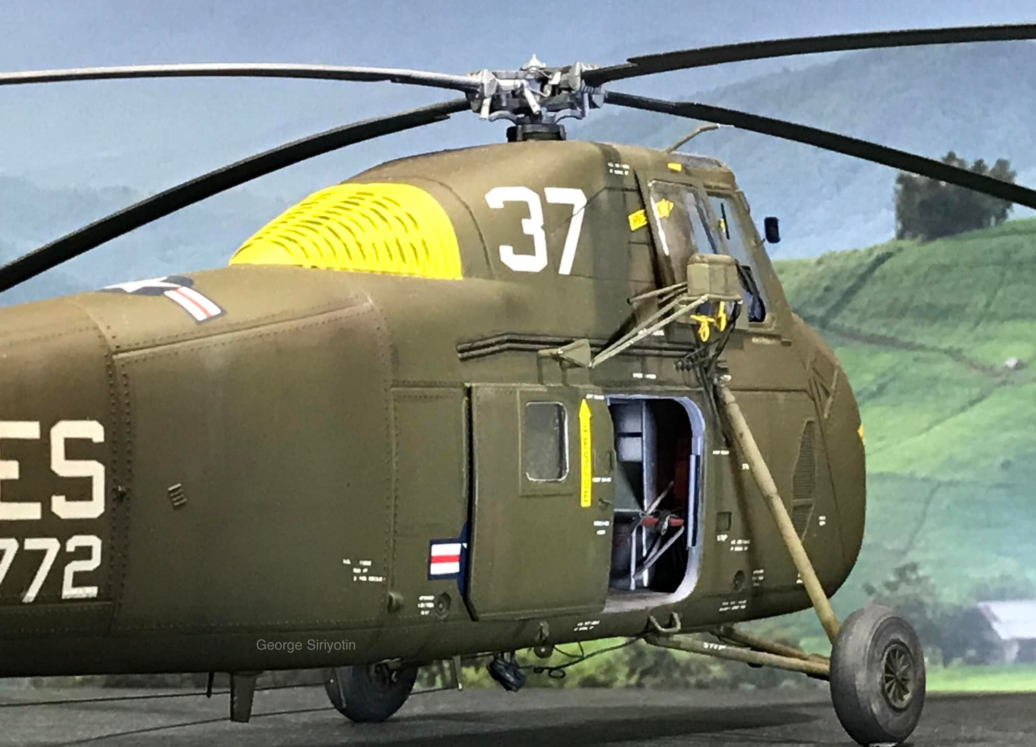 My very very old built, Revell 1/48 Sikorsky H-34…