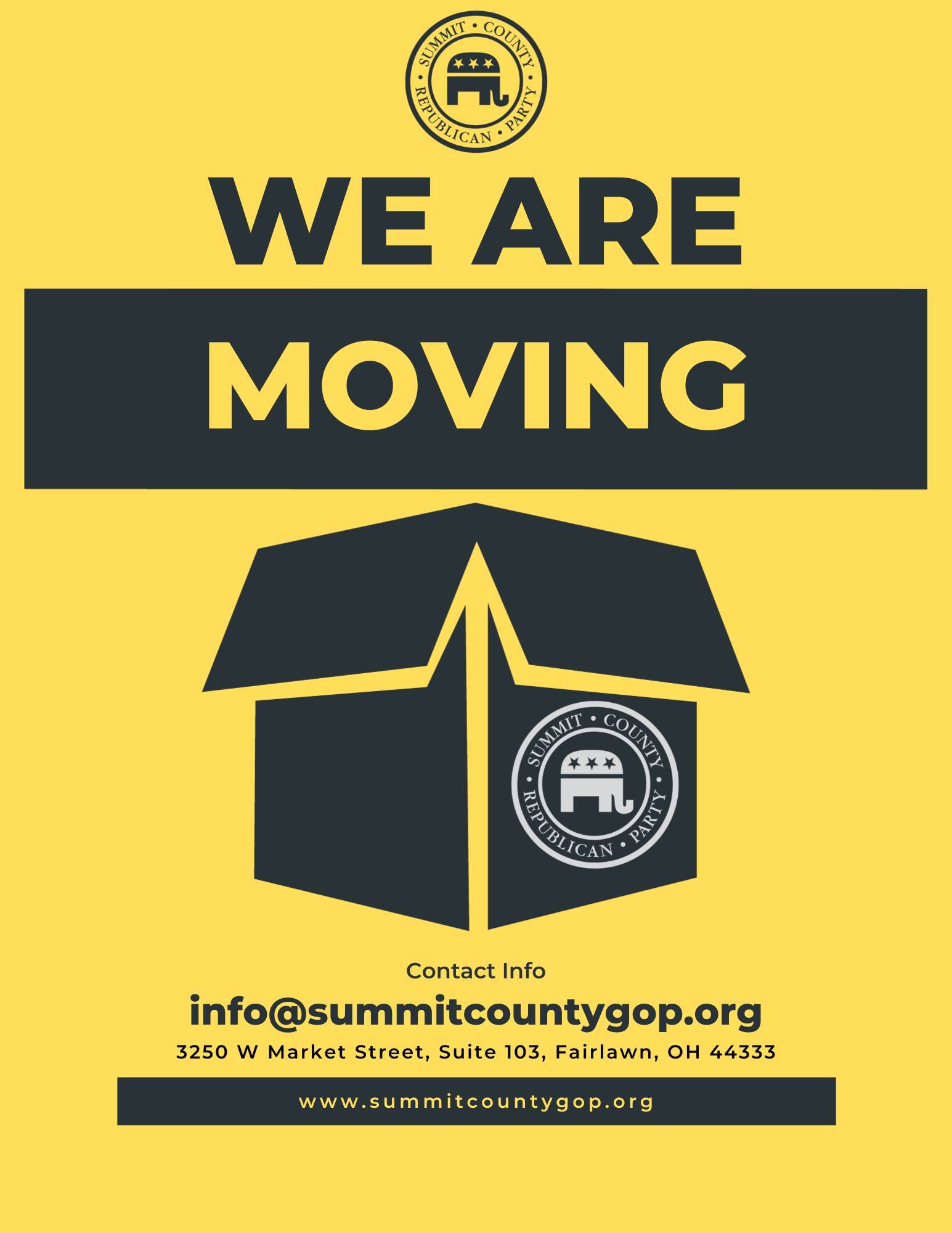 ⚠️ Our office will be... - Summit County Republican Party | Facebook