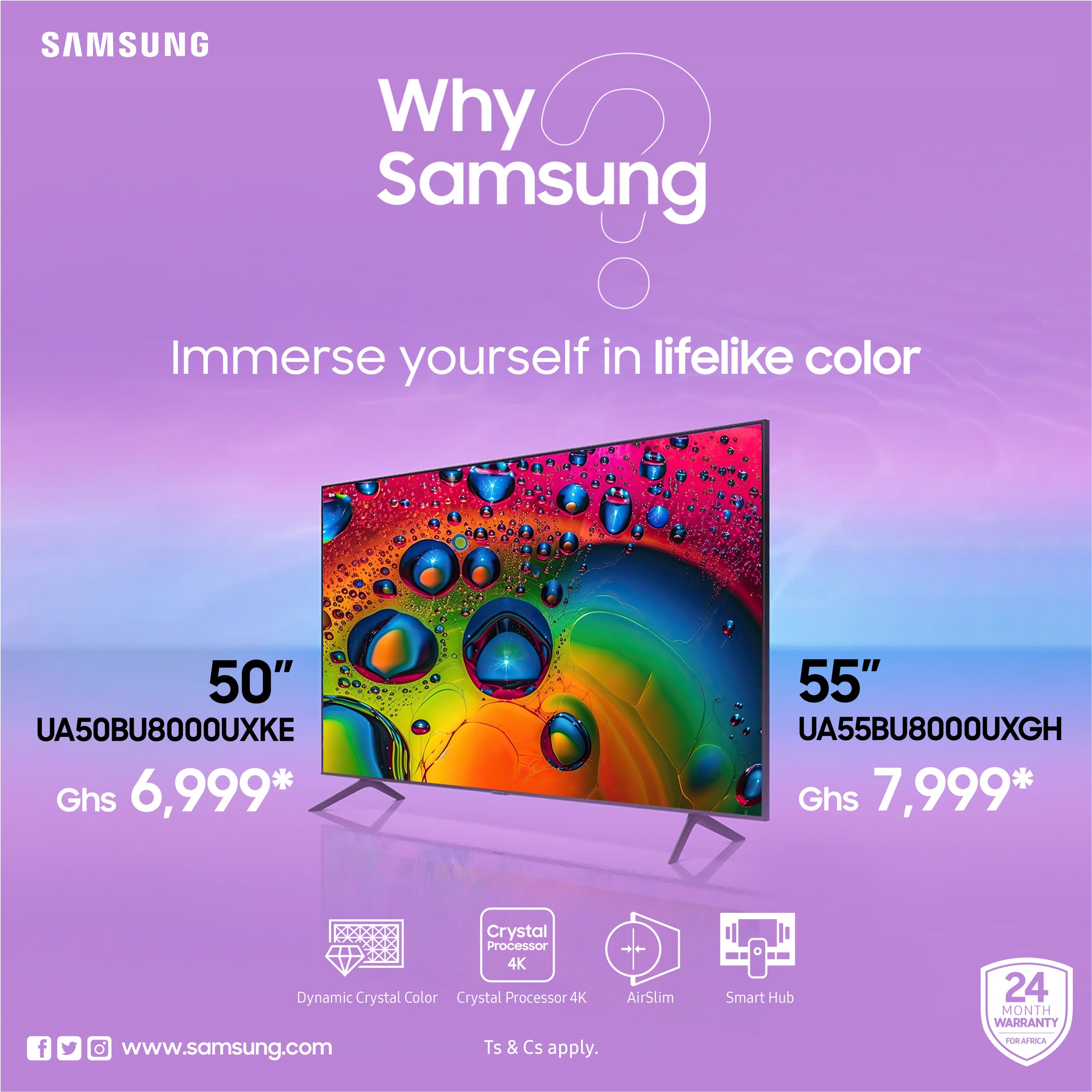 Samsung - Immerse yourself in the picture with one billion shades of ...