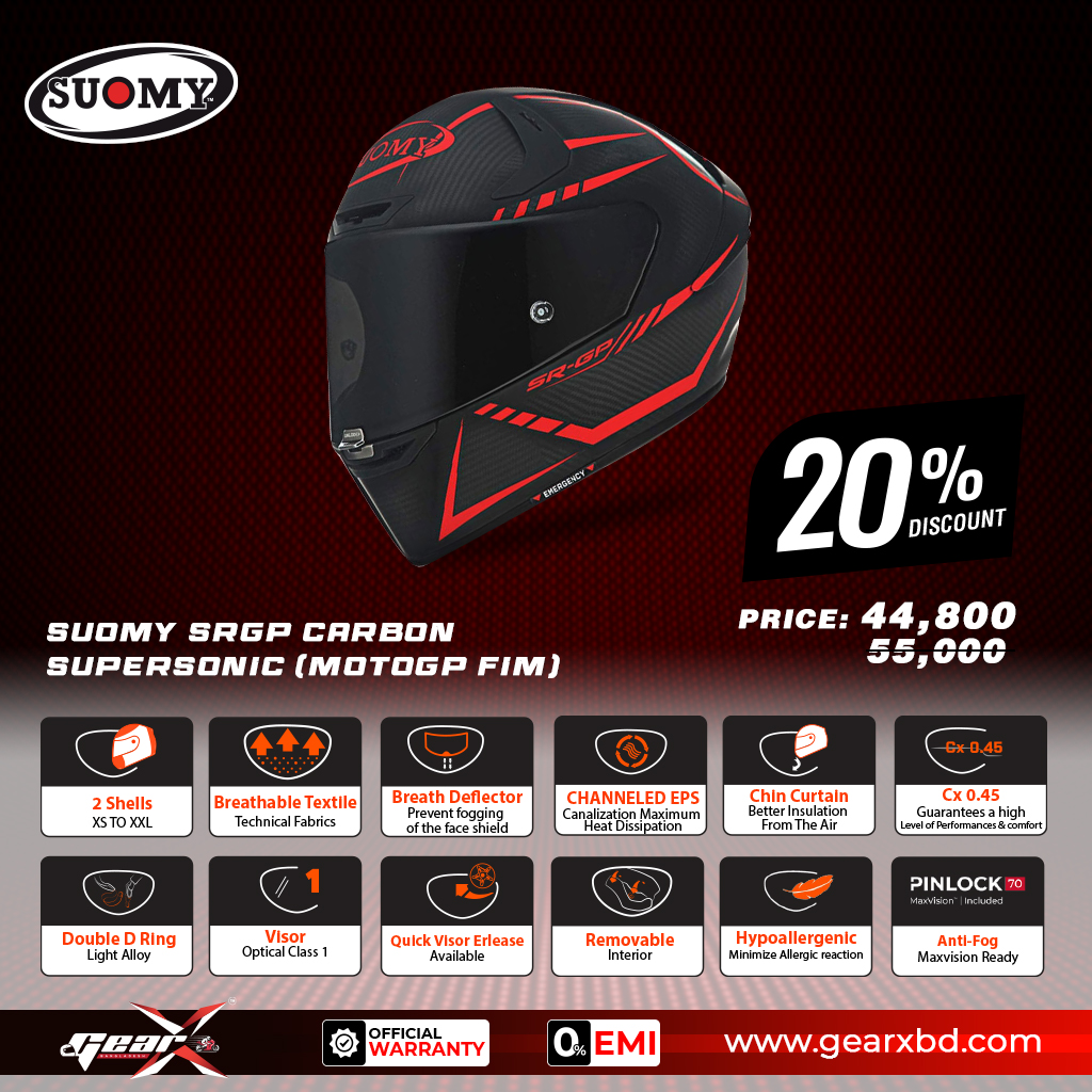 Enjoy the 360° view of SR-GP CARBON GLOSSY ‼️ • 👀 Visit our
