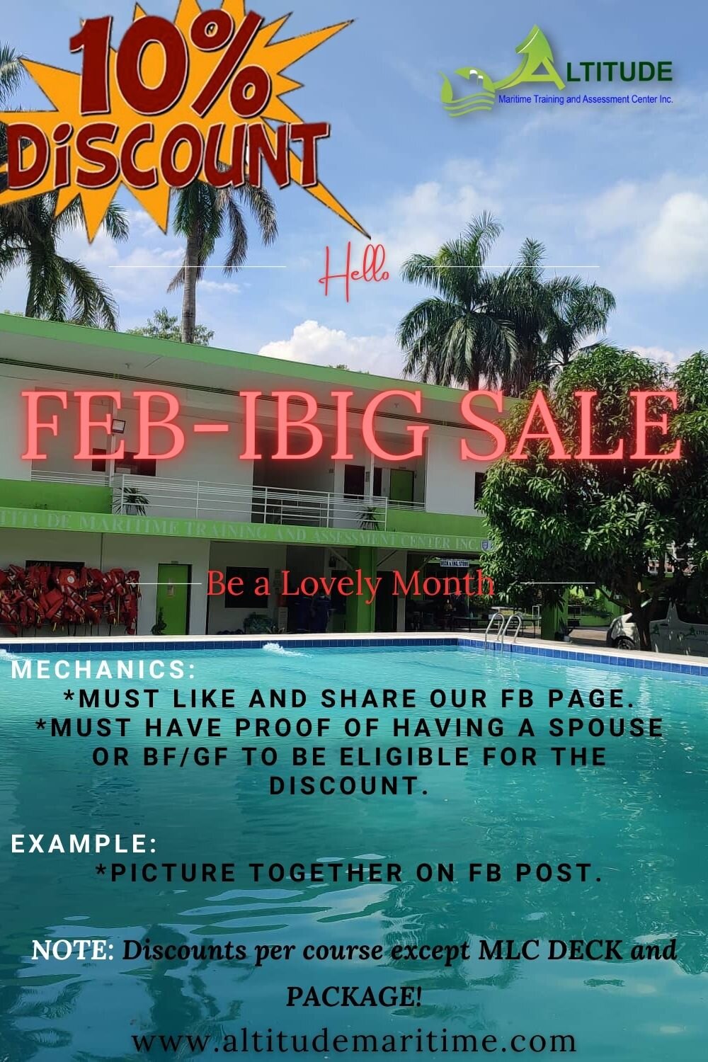 FEB-IBIG SALE 💚💚 Mechanics: *Must... - Altitude Maritime