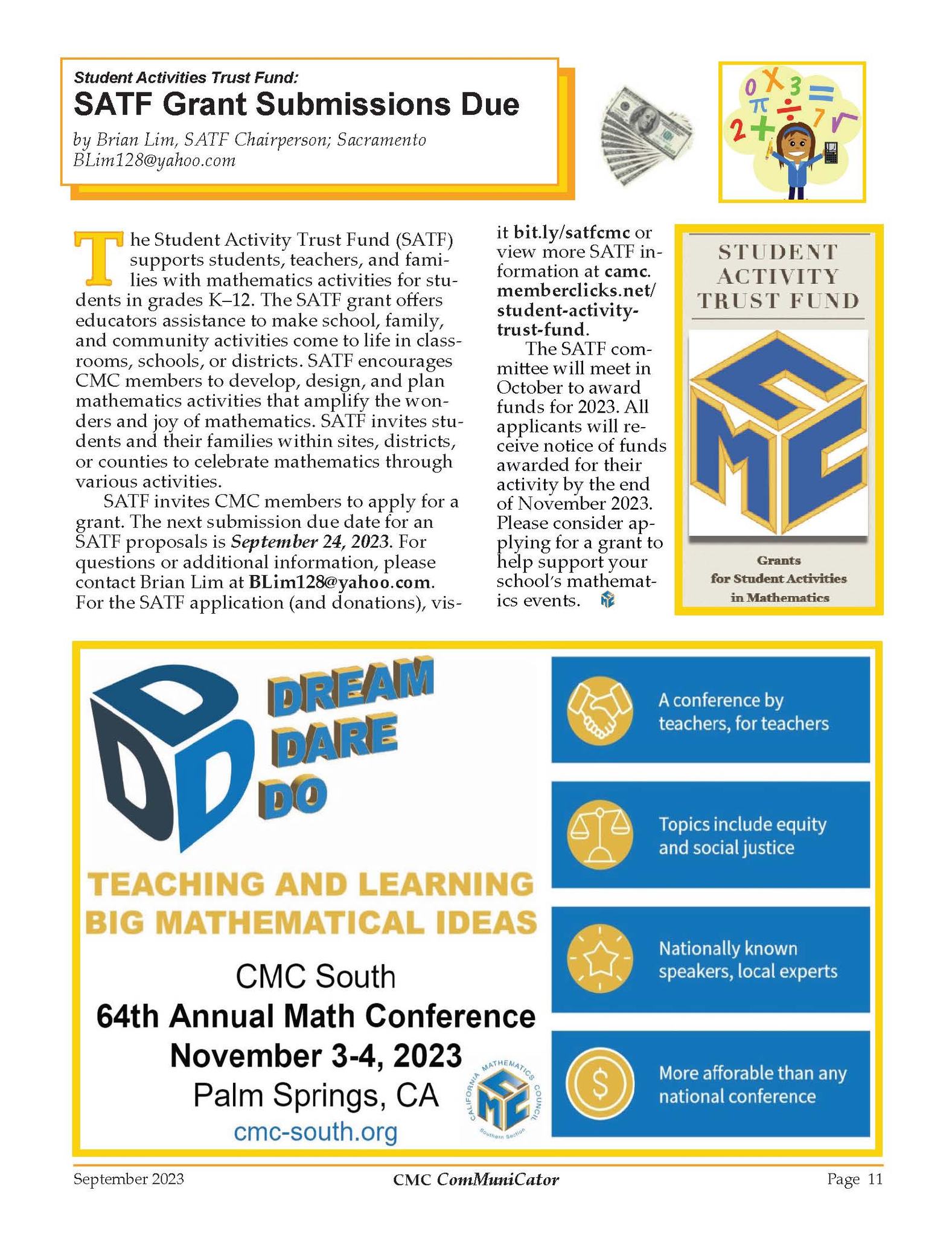 CMC - California Mathematics Council | Kentfield CA