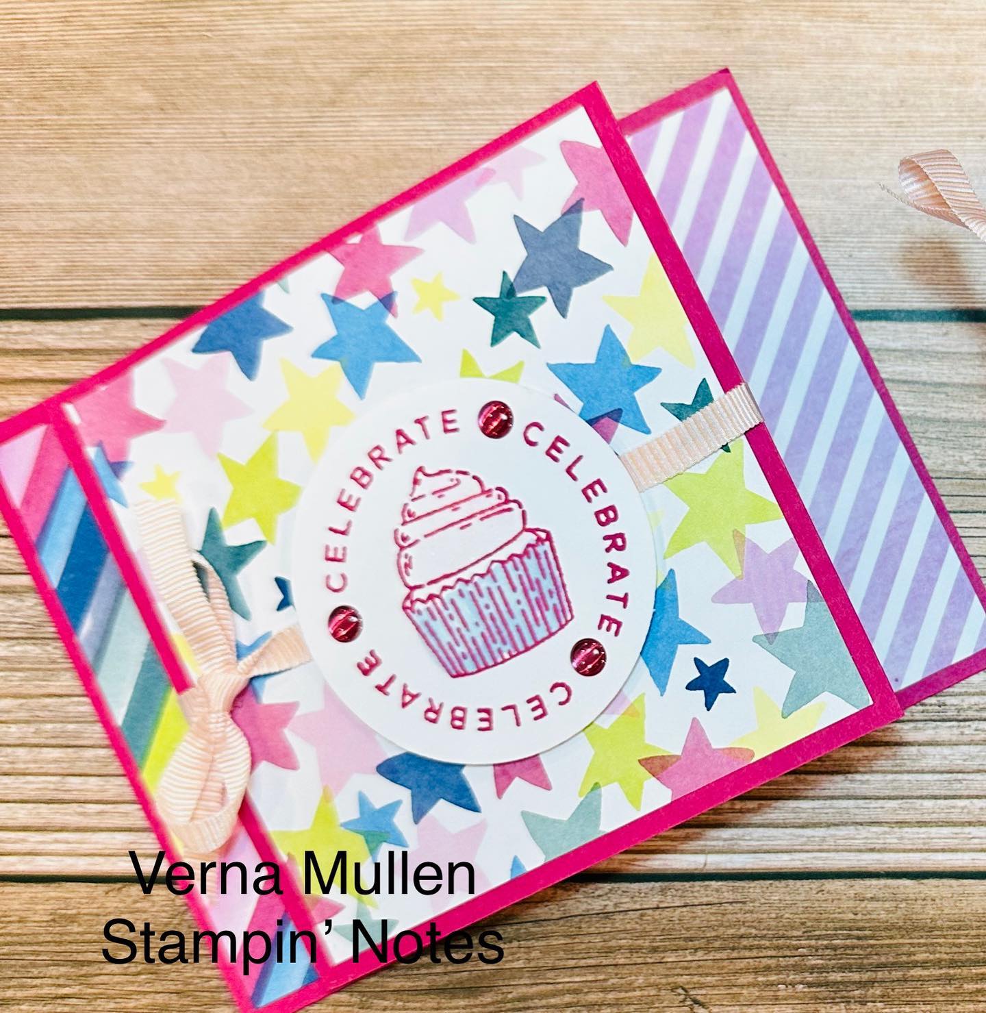 StampinNotes - A Springboard Fun Fold Card with the new...