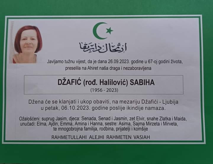 Mojprijedor.com - Inna lillahi ve inna ilejhi radziun | Facebook