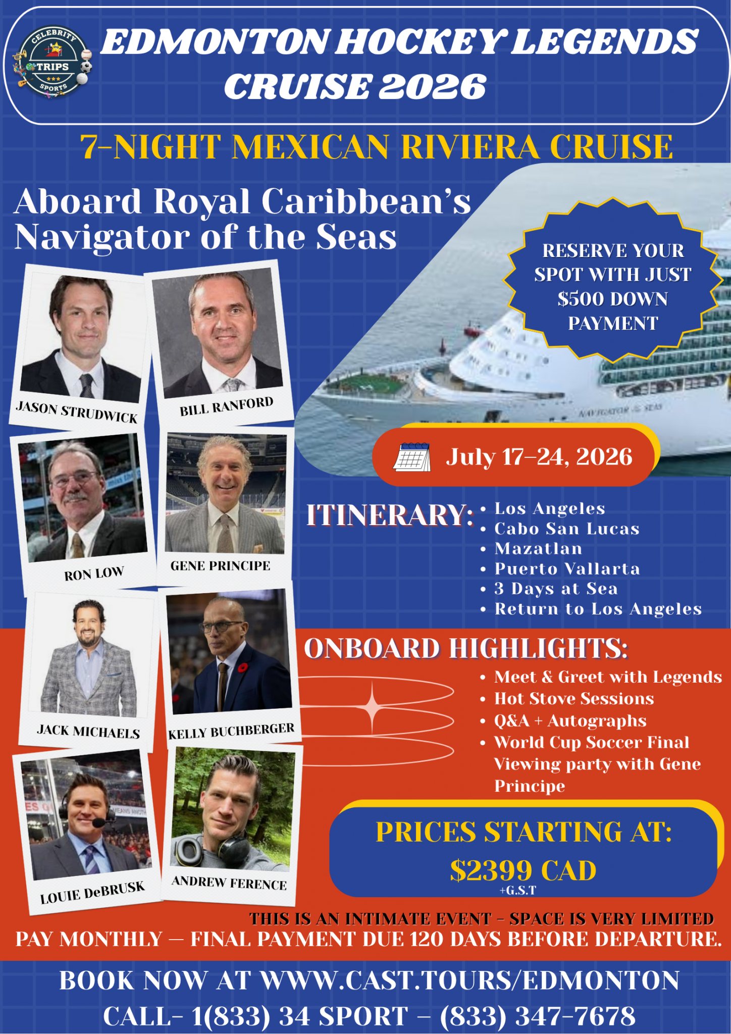 Edmonton Hockey Legends Cruise 2026