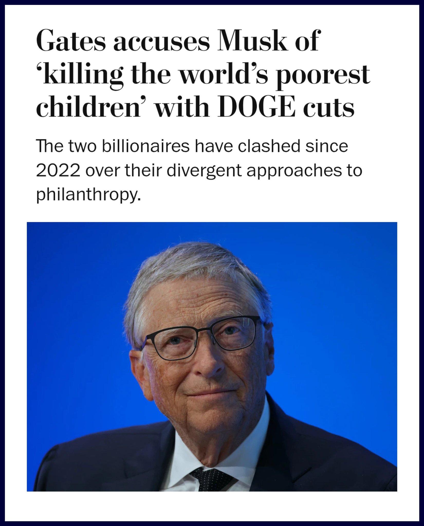 The JRE - Bill Gates warns Elon Musk’s DOGE cuts will cause ‘millions ...
