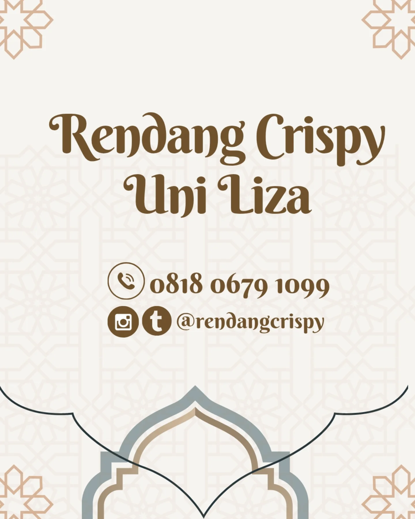 Rendang Crispy UNI LIZA | Jakarta