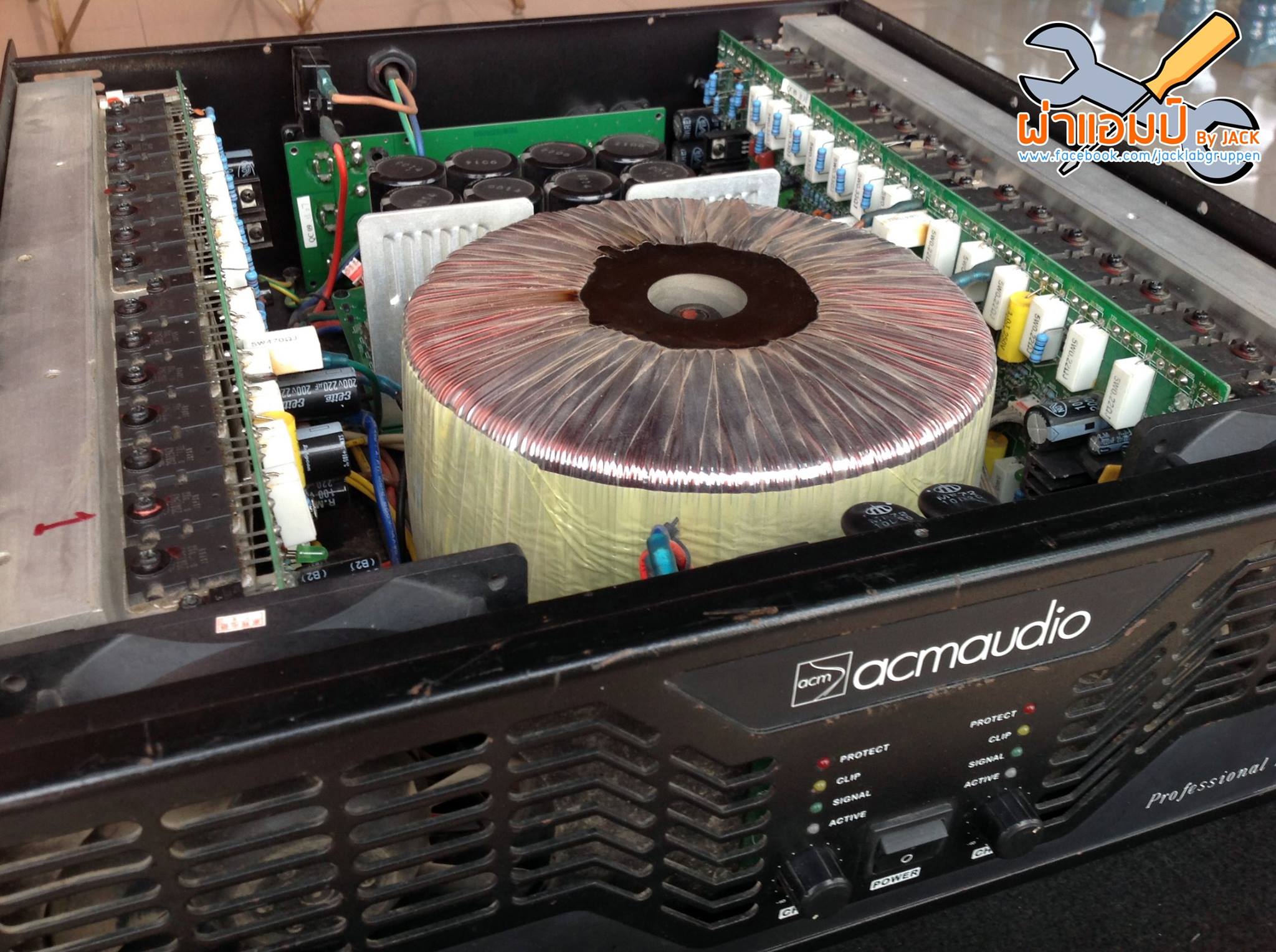 ACM AUDIO M21200 Class H ไฟ 2 สเตป... - ซ่อมแอมป์ By JACK | Facebook