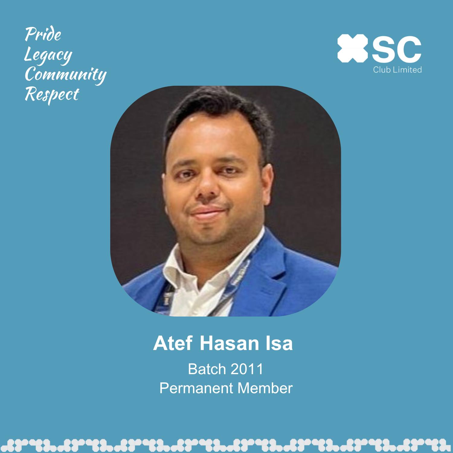 SC Club - Meet Our Newest Member, Atef Hasan Isa! We’re... | Facebook