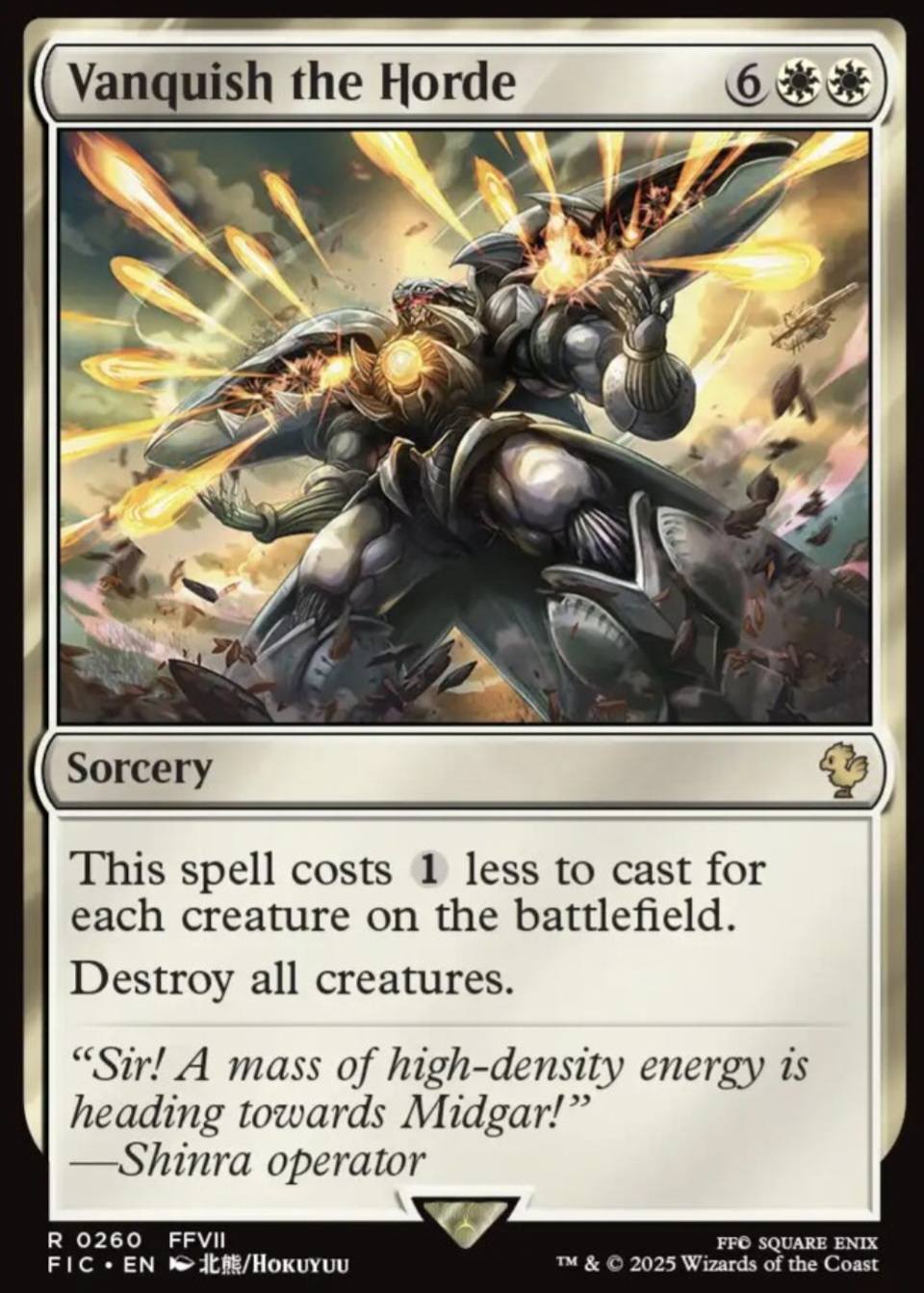 final fantasy 7 mtg Magic: The Gathering adapted to the Magic mtg final fantasy vii Sephiroth