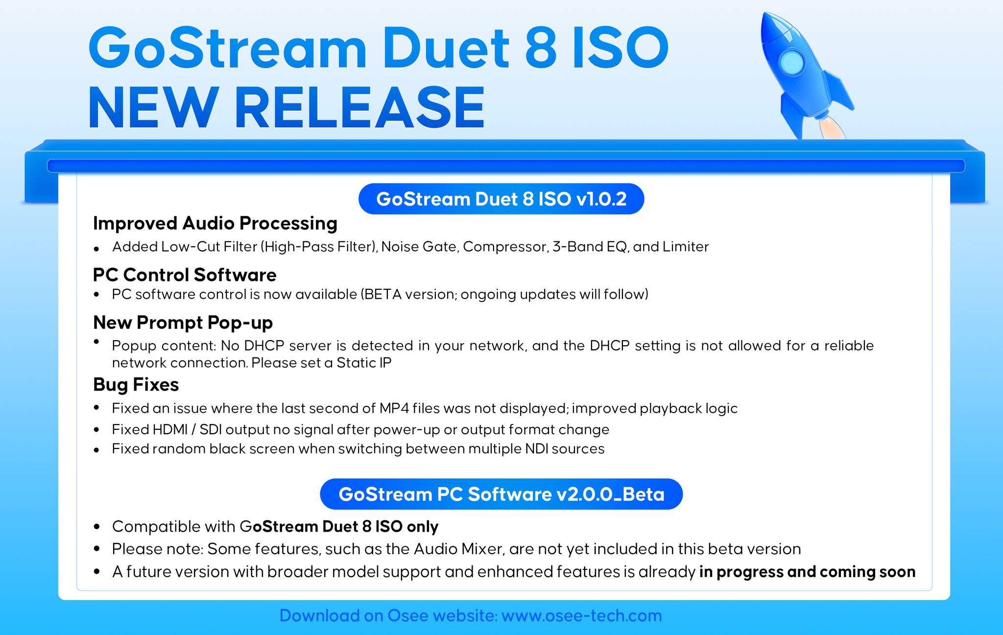 osee.tech - 📣𝐍𝐞𝐰 𝐏𝐂 𝐒𝐨𝐟𝐭𝐰𝐚𝐫𝐞 & 𝐅𝐢𝐫𝐦𝐰𝐚𝐫𝐞 𝐔𝐩𝐝𝐚𝐭𝐞𝐬 𝐟𝐨𝐫 𝐆𝐨𝐒𝐭𝐫𝐞𝐚𝐦 𝐃𝐮𝐞𝐭 𝟖 𝐈𝐒𝐎 ...