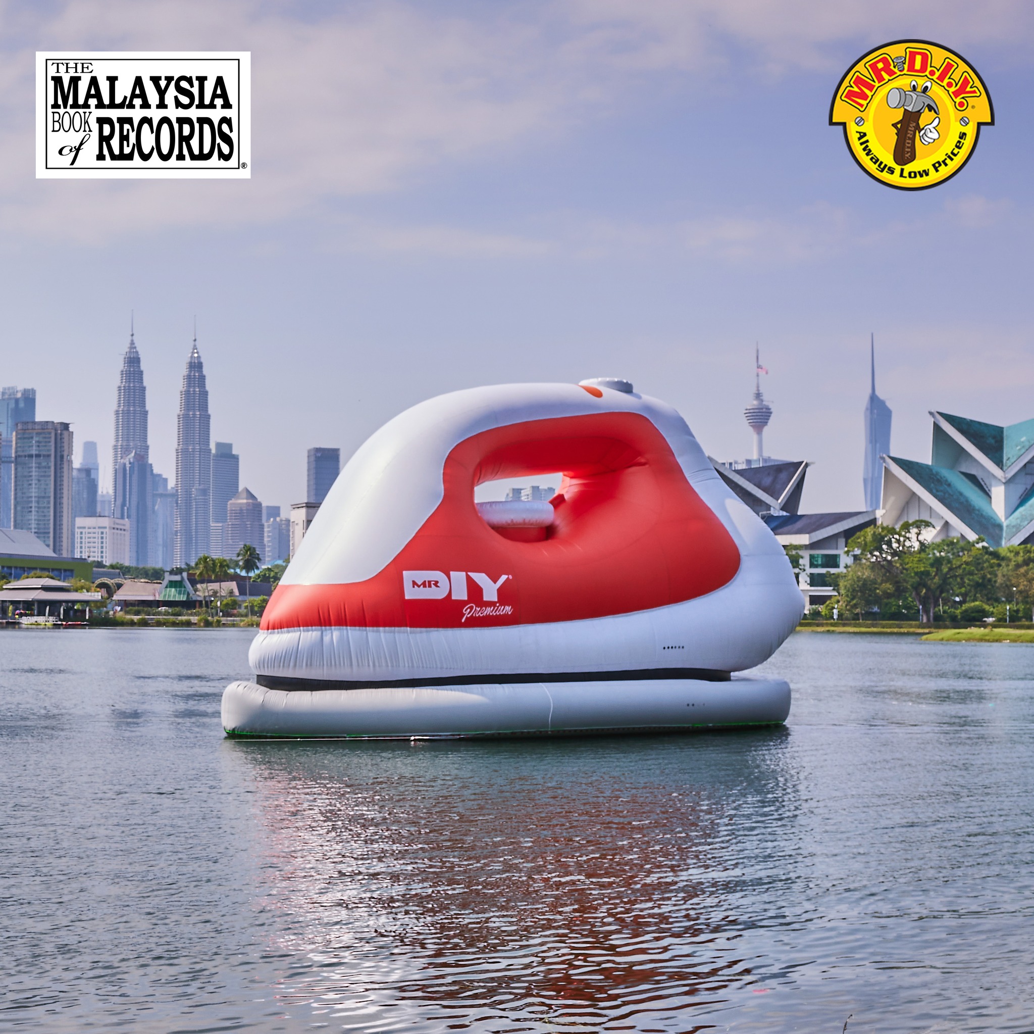 MR - Our inflatable iron is officially recognised by the Malaysia Book ...