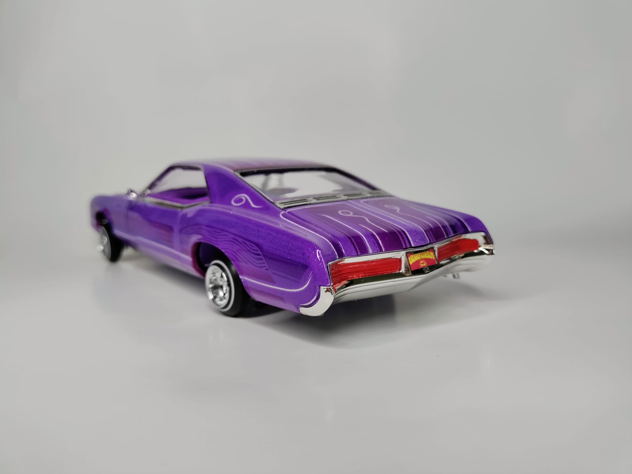Custom 1966 Buick Riviera model with Berry Plush interior