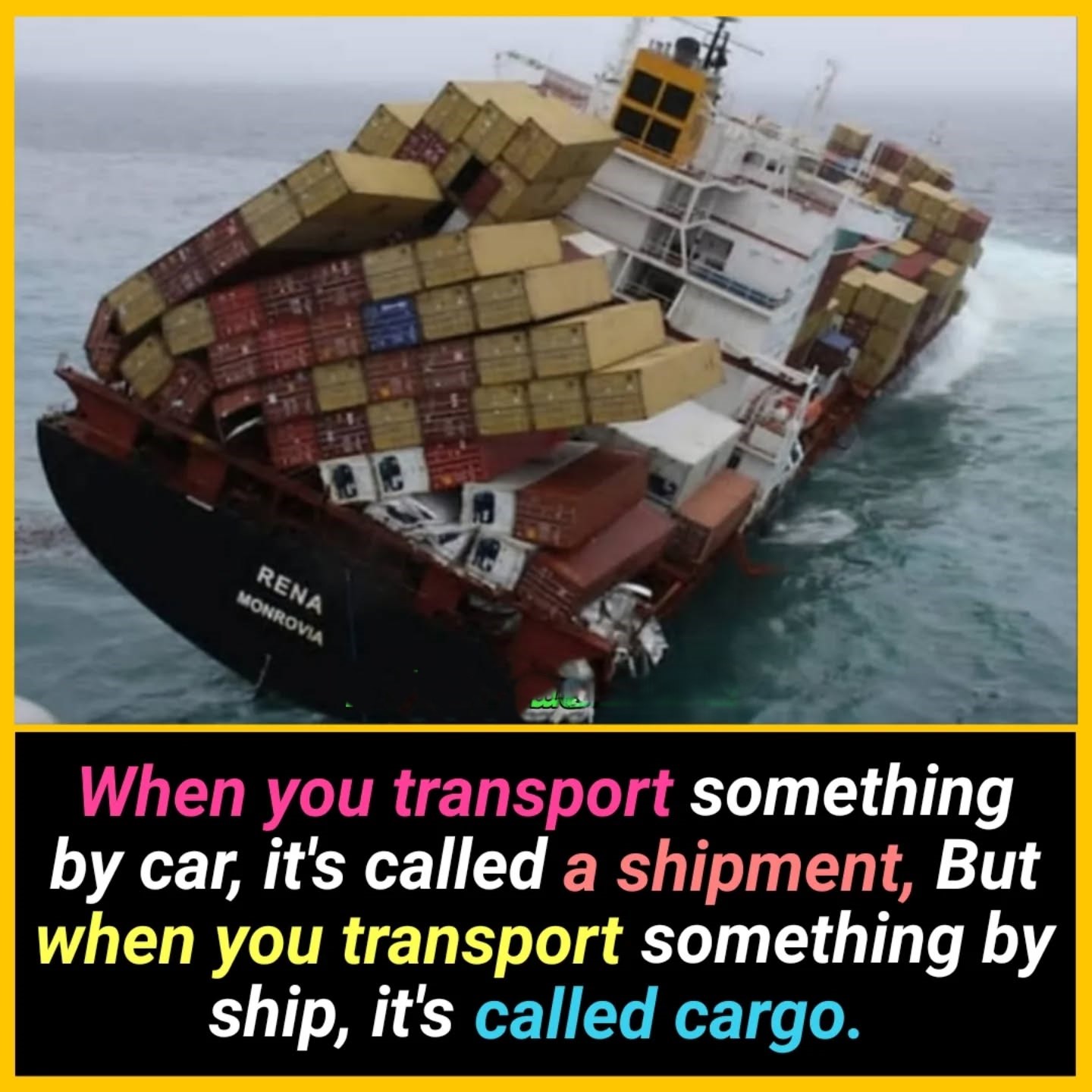 Cozy - This irony of shipping terminology! It humorously points out how ...