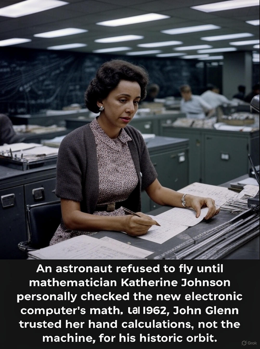 Rare History World | Before NASA fully trusted its new electronic ...