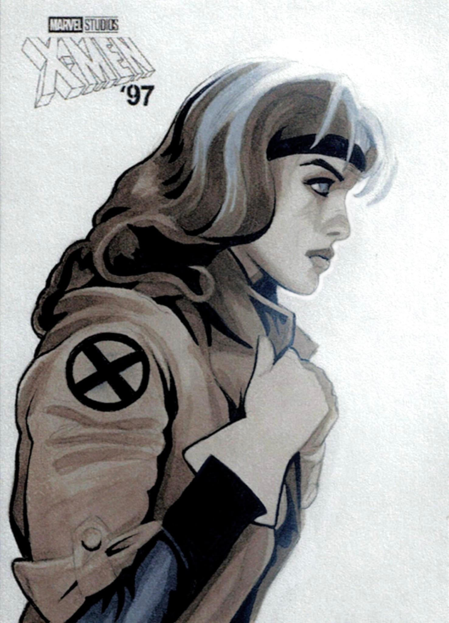 2017 Upper Deck Marvel Premier X-Men quad panel sketch card