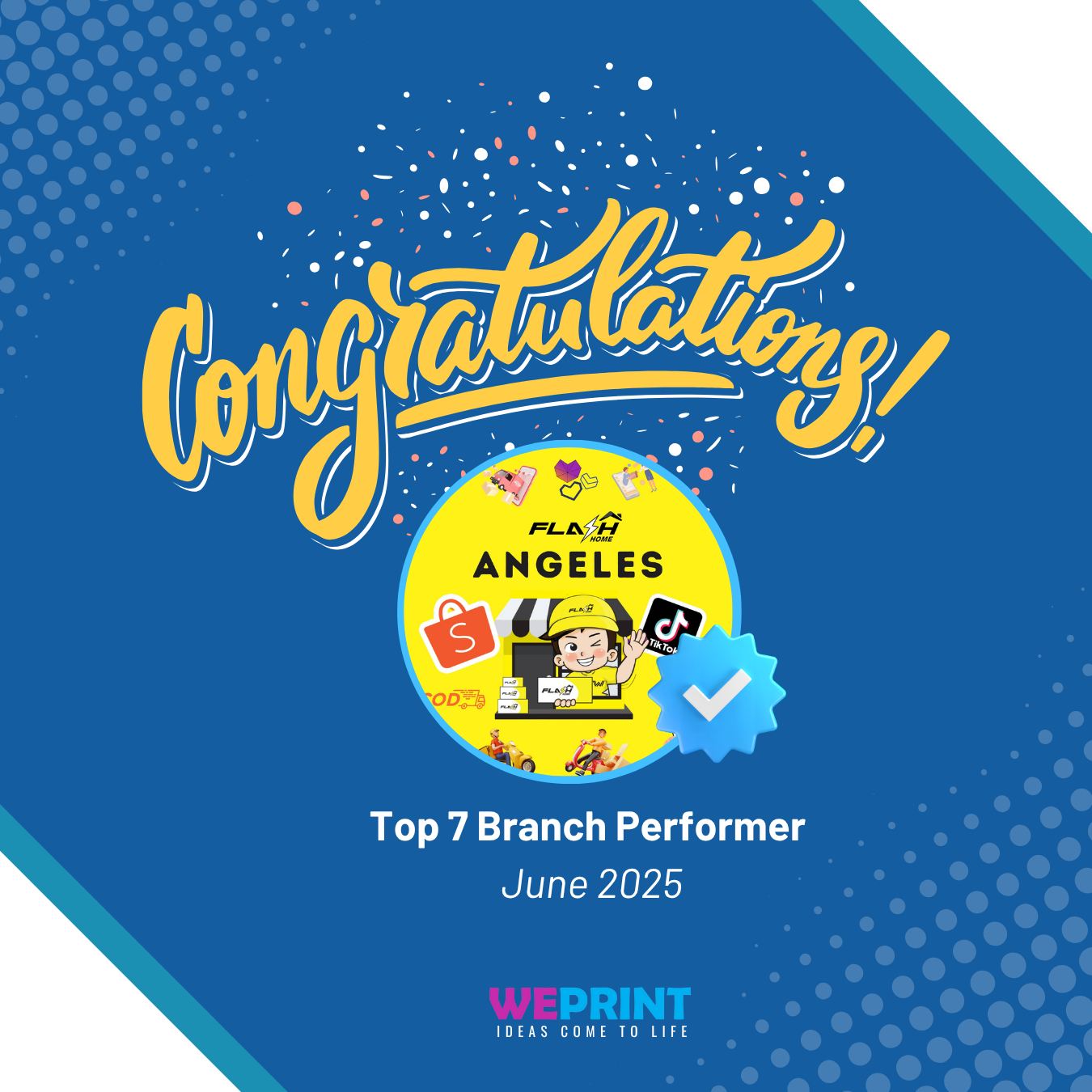 WePrint - CONGRATULATIONS, FLASH HOME TEAM! Your hard work and ...