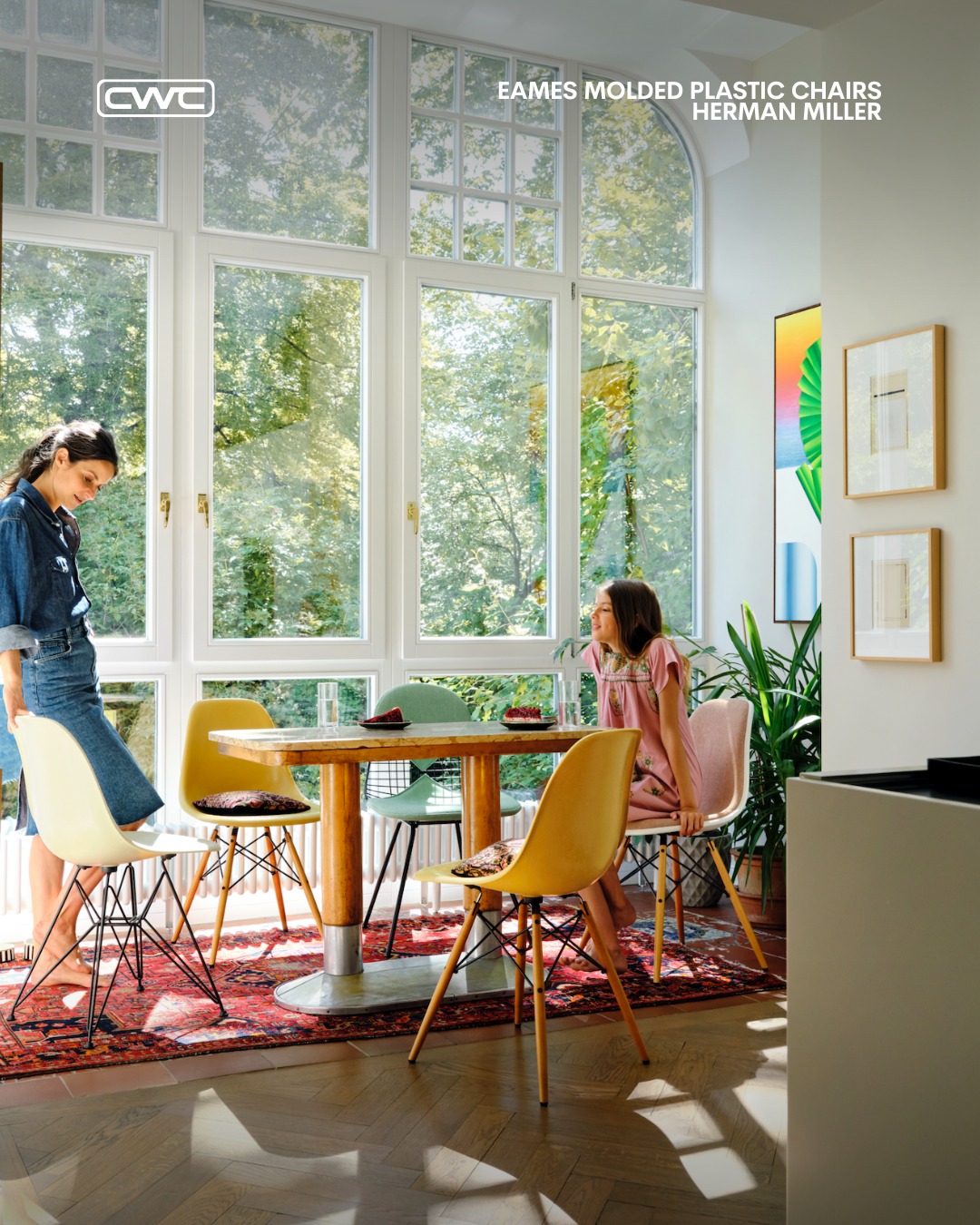 CWC Interiors - The Eames Plastic Chairs introduced a new...