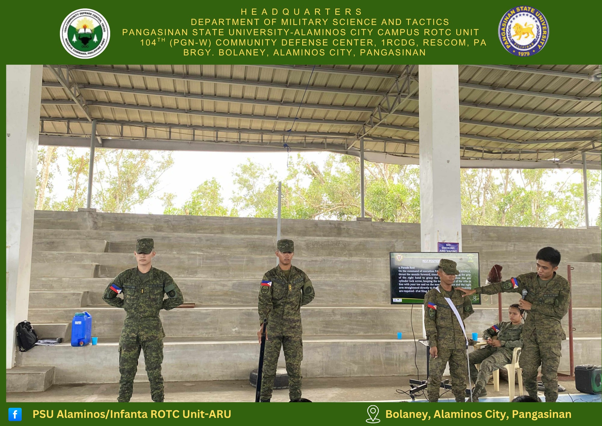 PSU... - PSU Alaminos/Infanta ROTC Unit - ARU