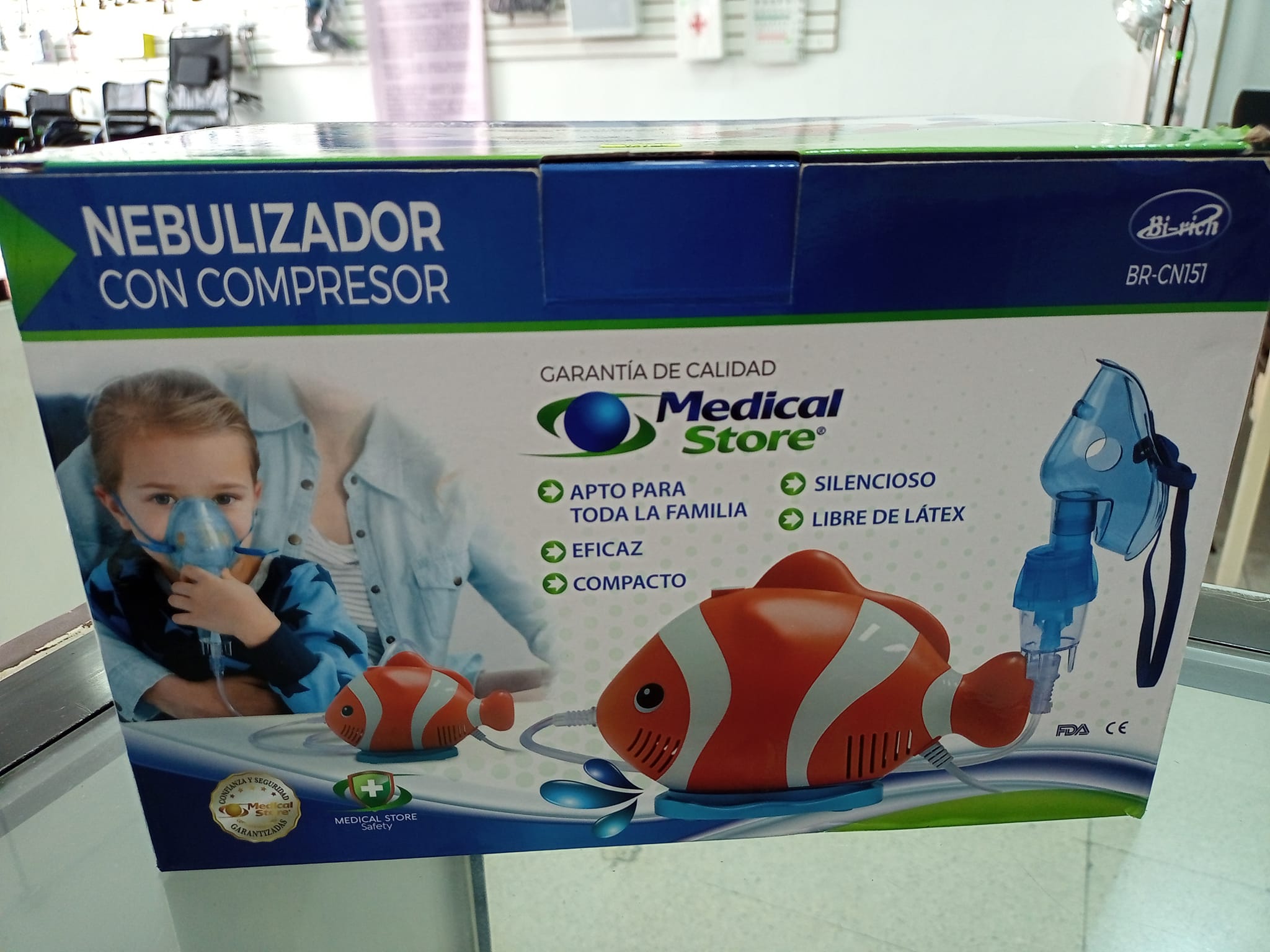 👉🙆‍♀️ NEBULIZADOR COMPRESOR PEZ... - Alfer Medica- Prodroga