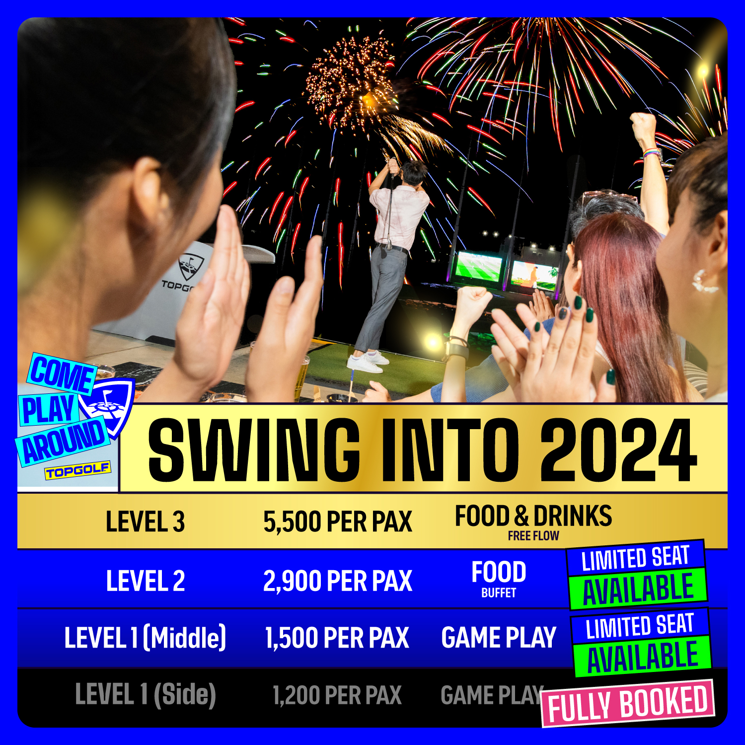 Don't miss the Swing into 2024 party –... - Topgolf Thailand