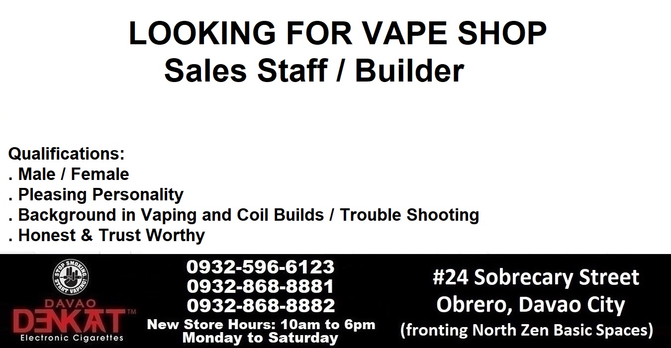Denkat Davao - electronic cigarette | Davao City