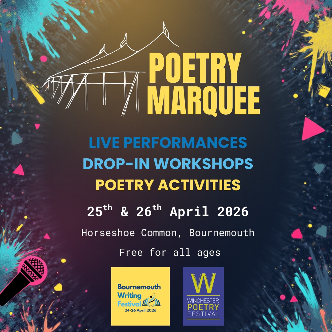 Poetry Marquee at Bournemouth Writing Festival 2026