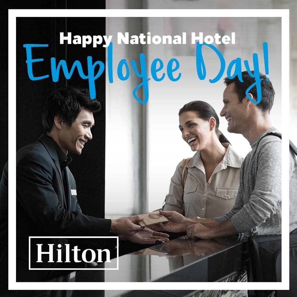 Hampton - Happy National Hotel Employee Day to our amazing staff!! 💙😊 ...