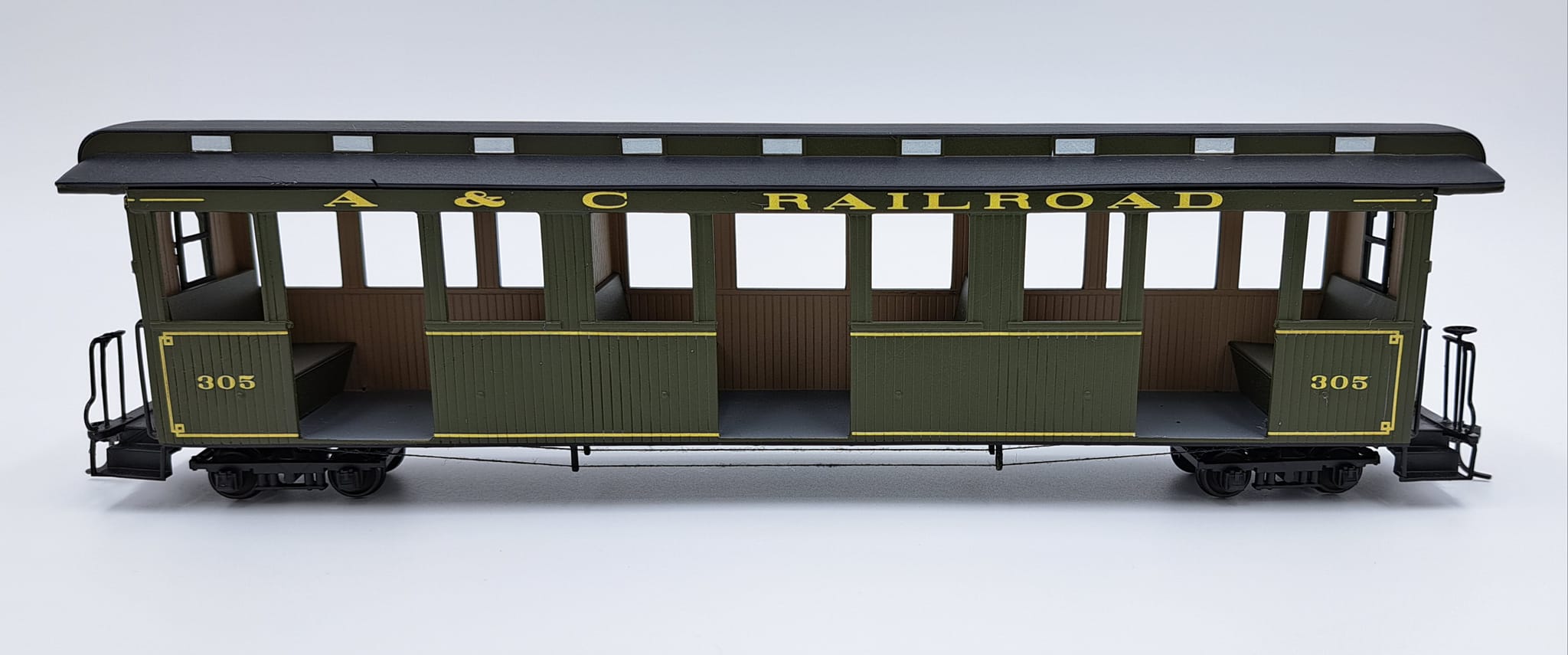 Replica of Sandy River & Rangeley Lakes narrow gauge Railroad #23