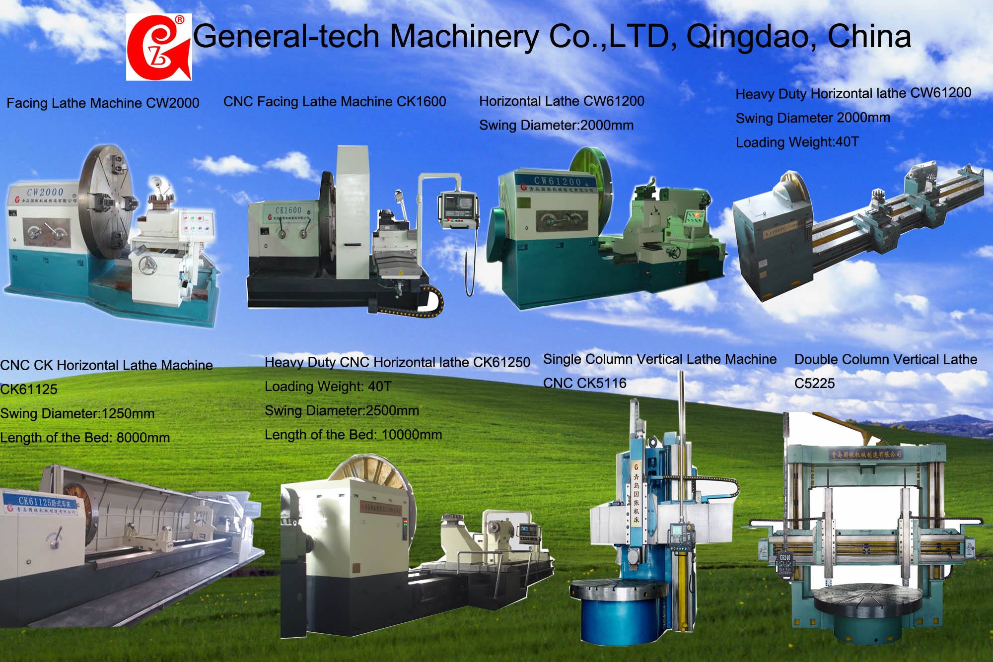 General-tech Machinery-Lathe & Machine Tools:Facing Lathe Horizontal ...