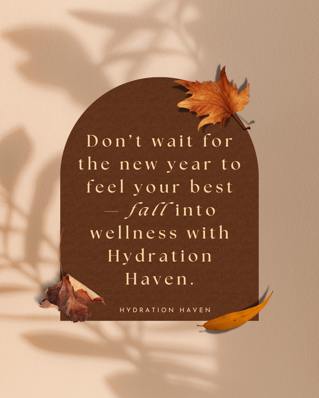 Hydration - 🍂 Fall into healthy habits that last. This season is all ...