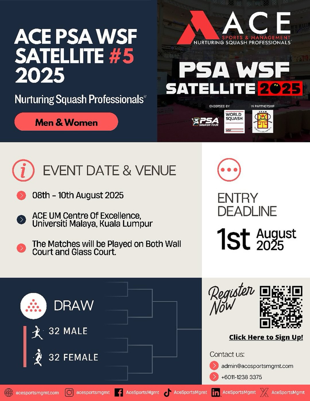 Ace - The ACE PSA WSF Satellite #5 is here, from 08th – 10th August ...