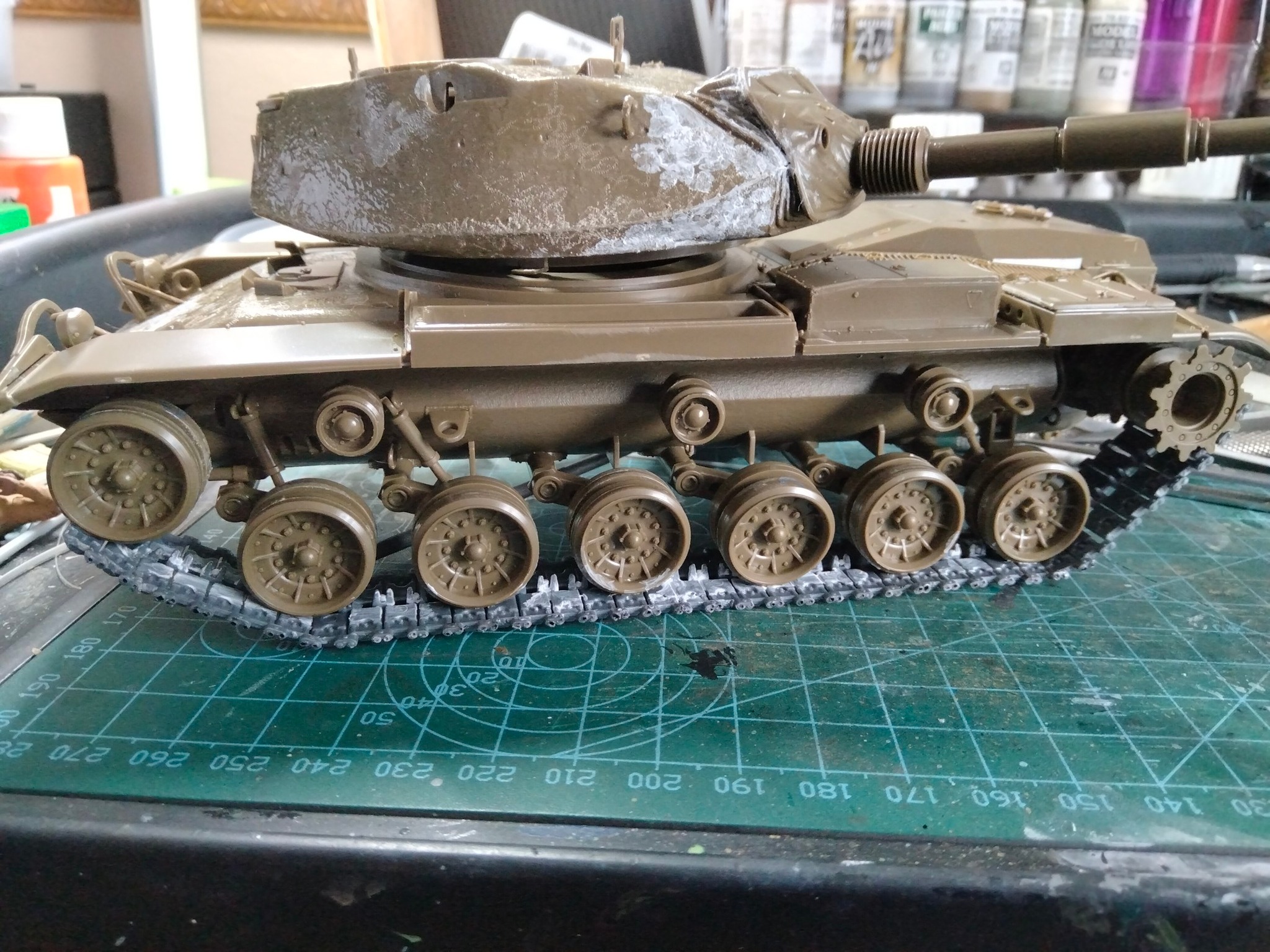 Italeri M60A3 – Maquette De Char à Monter – Échelle 1/35 – Modèle Statique – Pièces En Plastique – Pour Modélistes Expérimentés, Dès 14 Ans