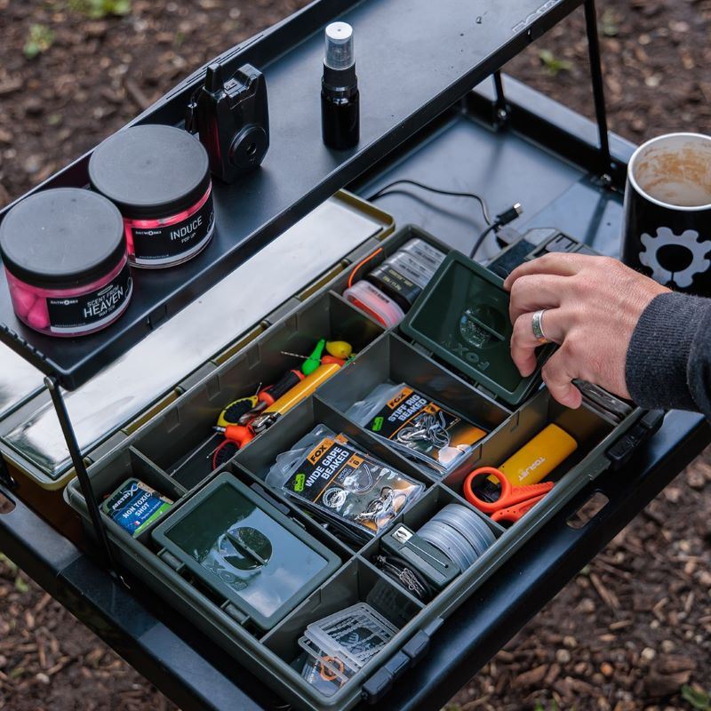 fox f tackle box Double Large Box System Box, Small Piece Fishing Box, Fishing Bag for Accessories Sports & Outdoors In addition Product new