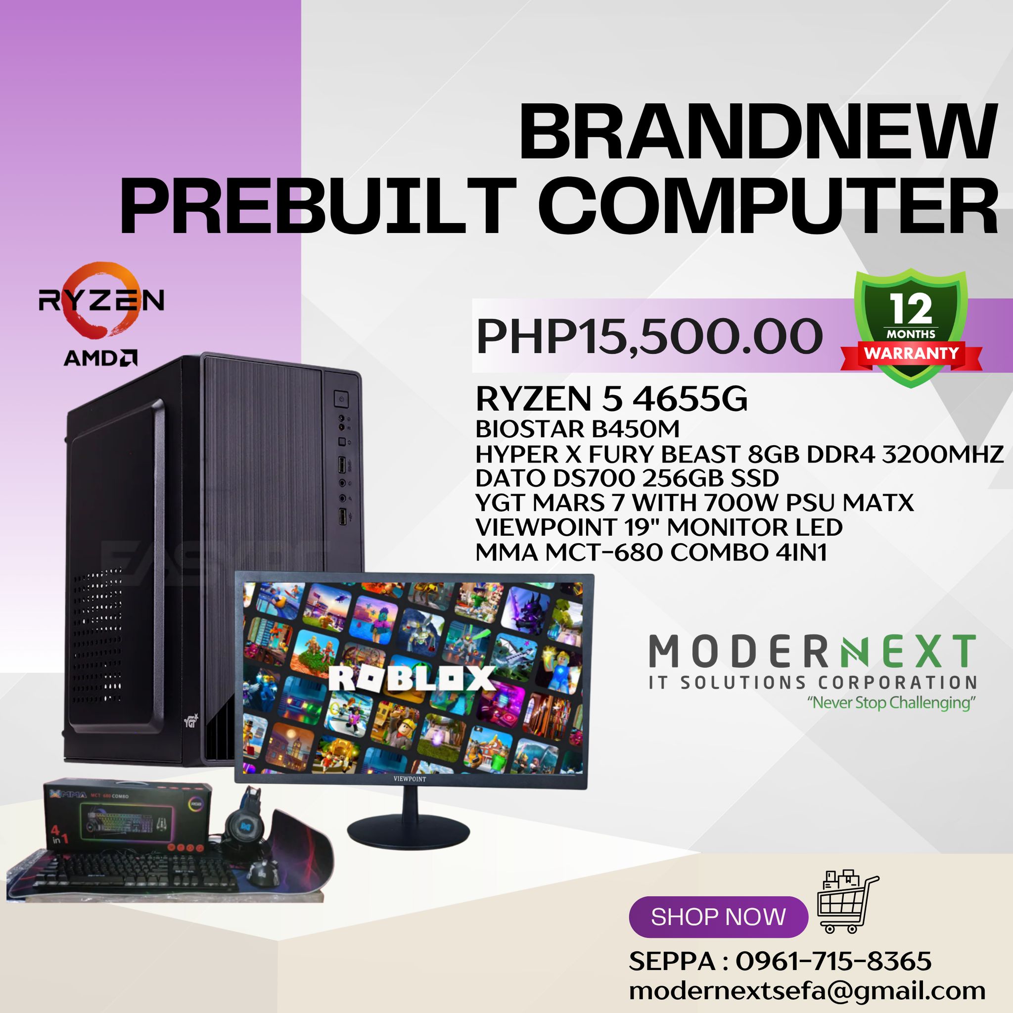 Modernext - ⚡ LEVEL UP YOUR SETUP! ⚡ Get this Brandnew Prebuilt ...