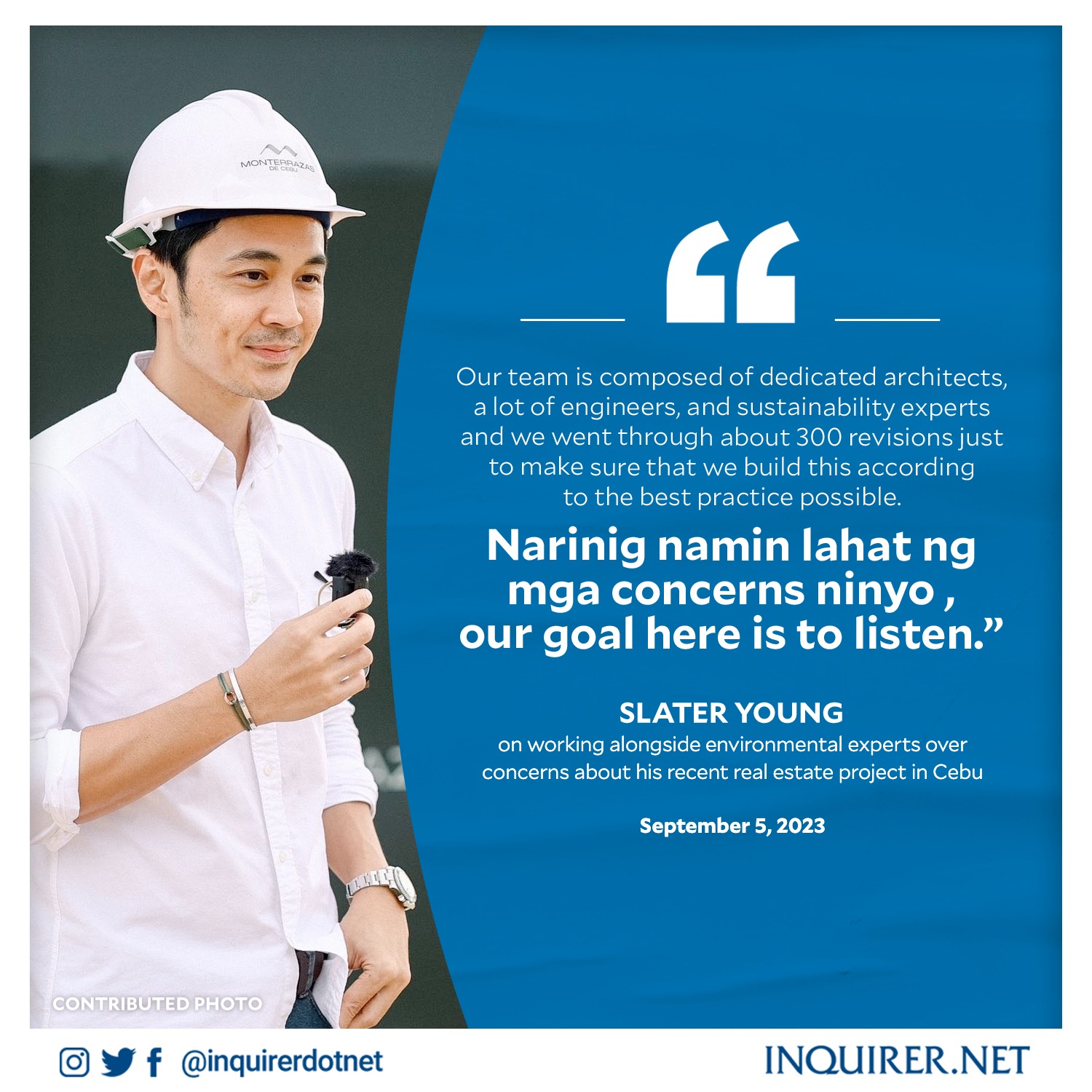INQUIRER.net - Celebrity entrepreneur Slater Young is committed to ...