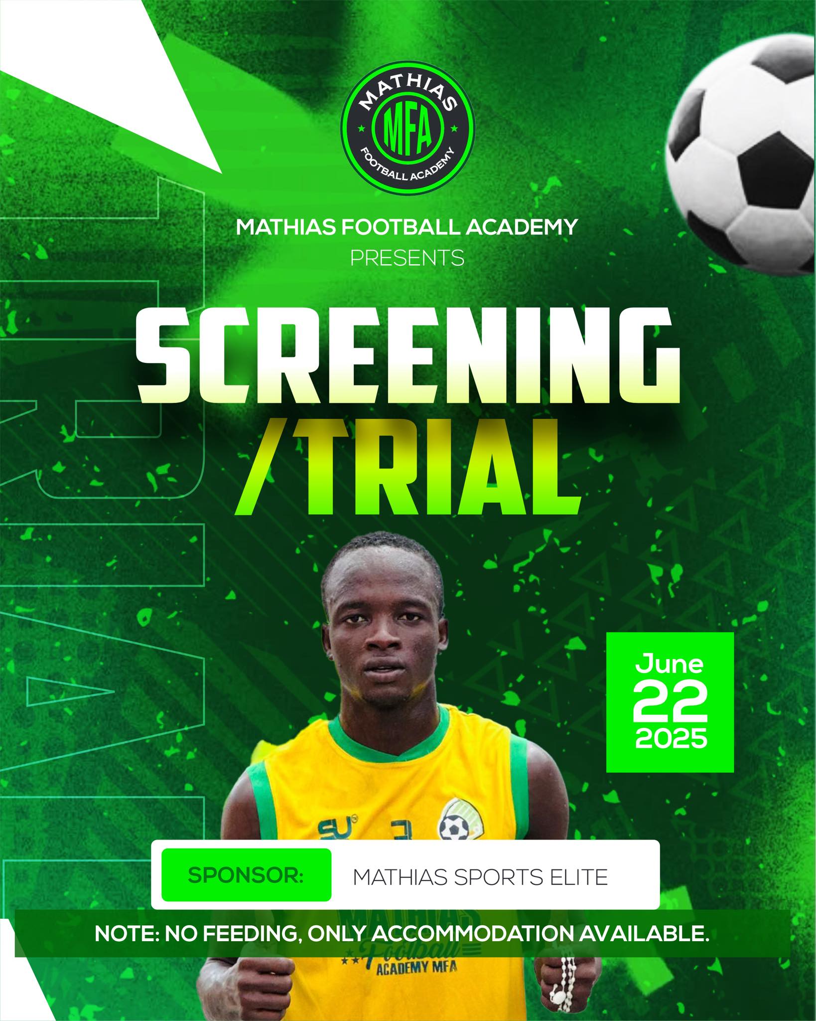 **TRIAL — ⚽️** WHATSAPP GROUP... - Mathias football Academy | Facebook