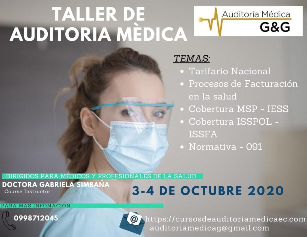 Doctora - TALLER DE AUDITORIA MEDICA TEMAS : 1. Tarifario 2020 2 ...