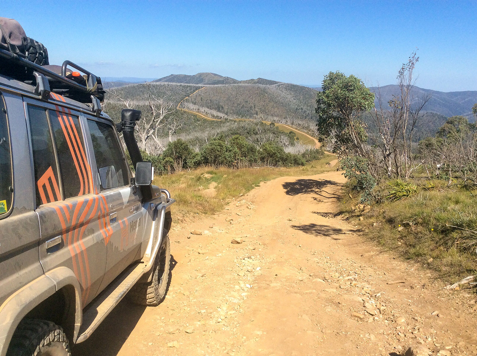 Hema Maps - The Blue Rag Range Track in Victoria's High...