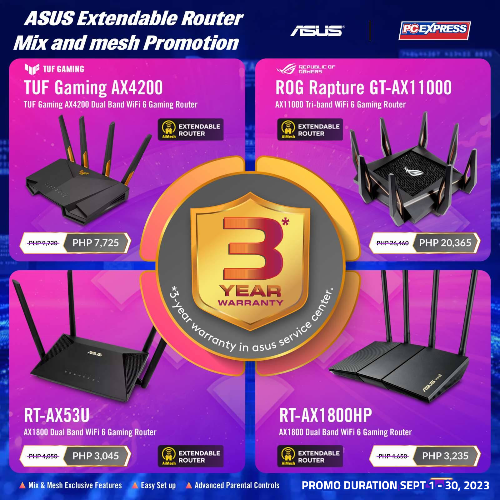 PC Express - ASUS Router Mix & Mesh Promotion! Get... | Facebook
