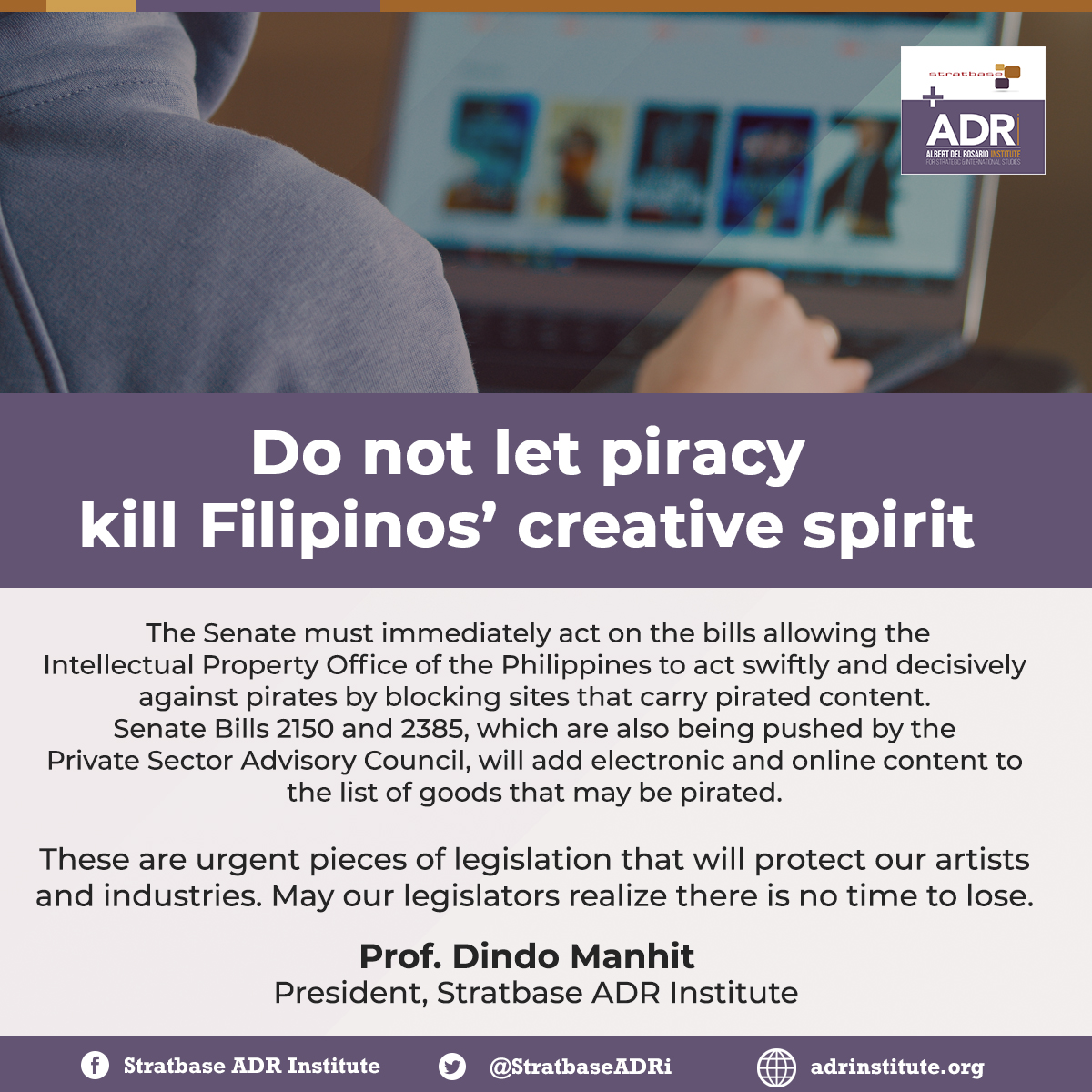 Stratbase - Do not let piracy kill Filipinos’ creative spirit The ...