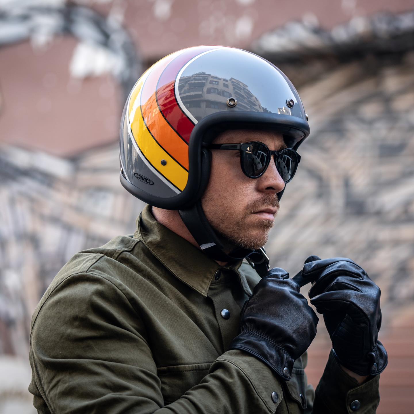 chupa chups motorcycle helmets BOSERMEM Retro Helmet, ECE 22.06 Certified Open Face Helmet, The Lining Is Breathable And Breathable, Suitable For Motorcycles, Cruisers, Scooters And Mopeds (White Pop, XXL=61-63 cm) Sports & Outdoors Looks sweet, bites back. The