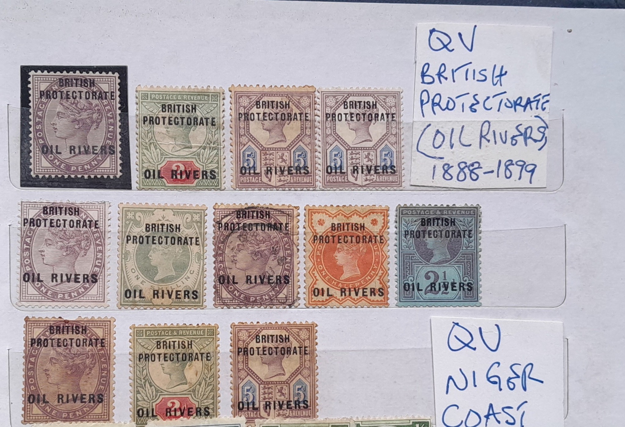 QUEEN VICTORIA BRITISH PROTECTORATE (OIL RIVERS) & NIGER COAST ...