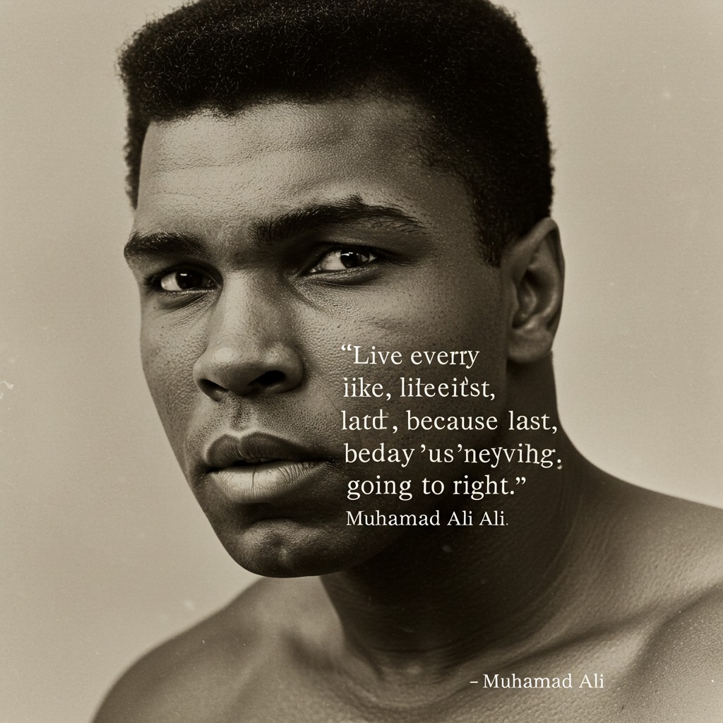 Rare History World | **“Live Every Day Like It’s Your Last” – The ...